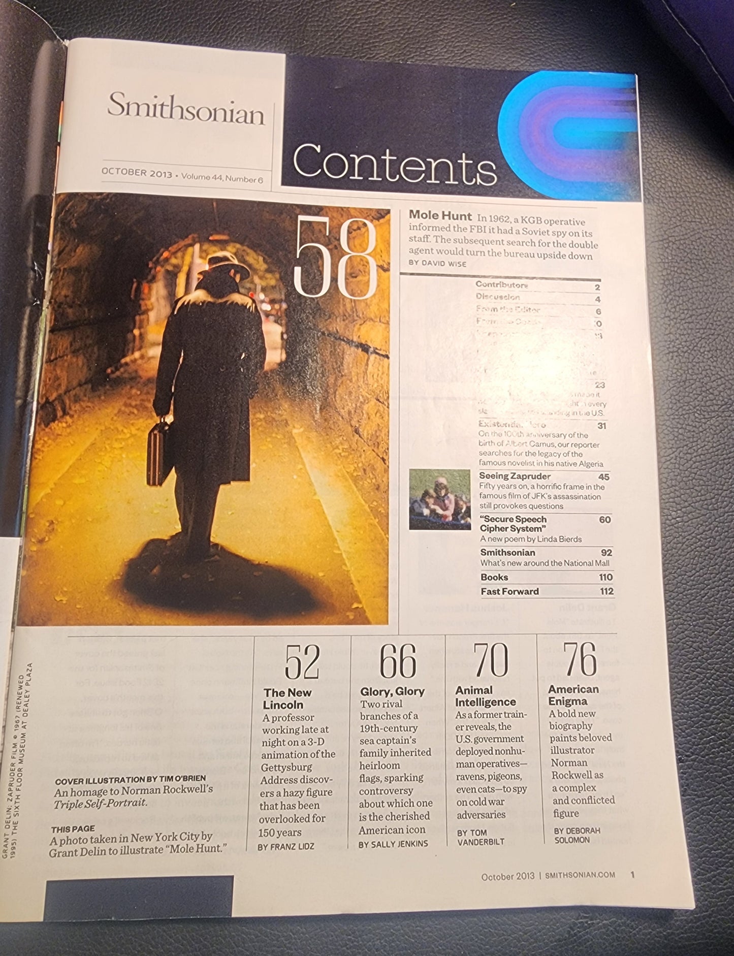 Secrets Of American History Smithsonian October 2013 New Lincoln Image