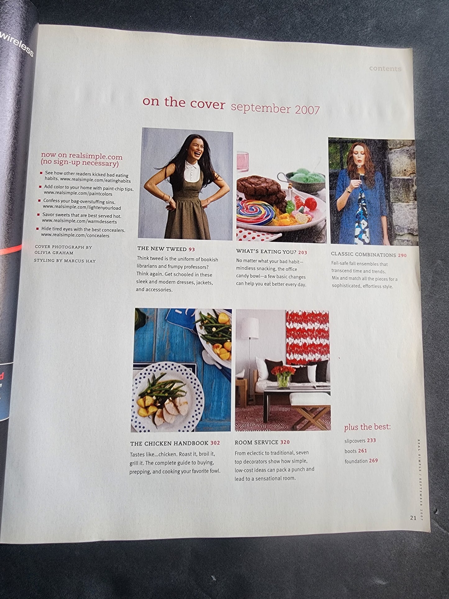 Real Simple Sept. 2007 Issue - Fashion made Easy, The chicken handbook of delicious meals