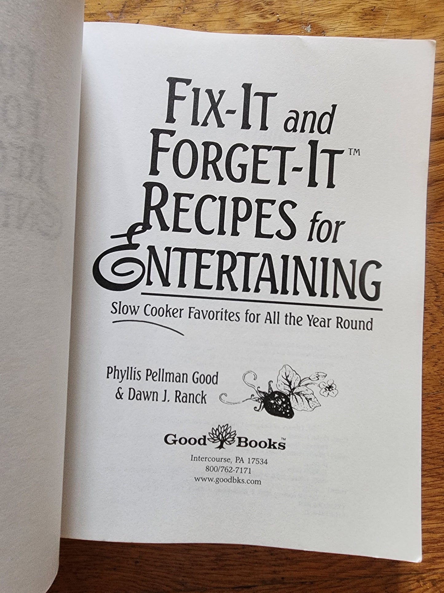 Fix-It and Forget-It Recipes for Entertaining: Slow Cooker cookbook recipes