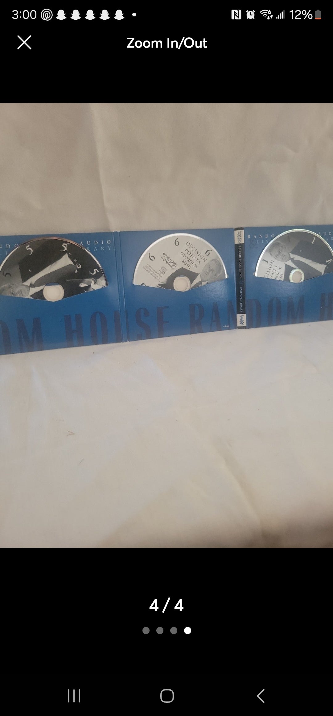 Decision Points George W Bush Audio Book 6 CD