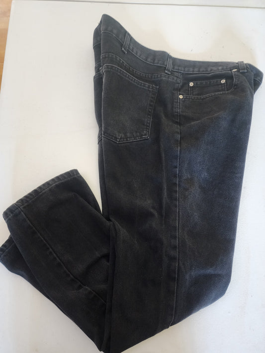 Men's George Black Jeans 40 x 32 in very good condition