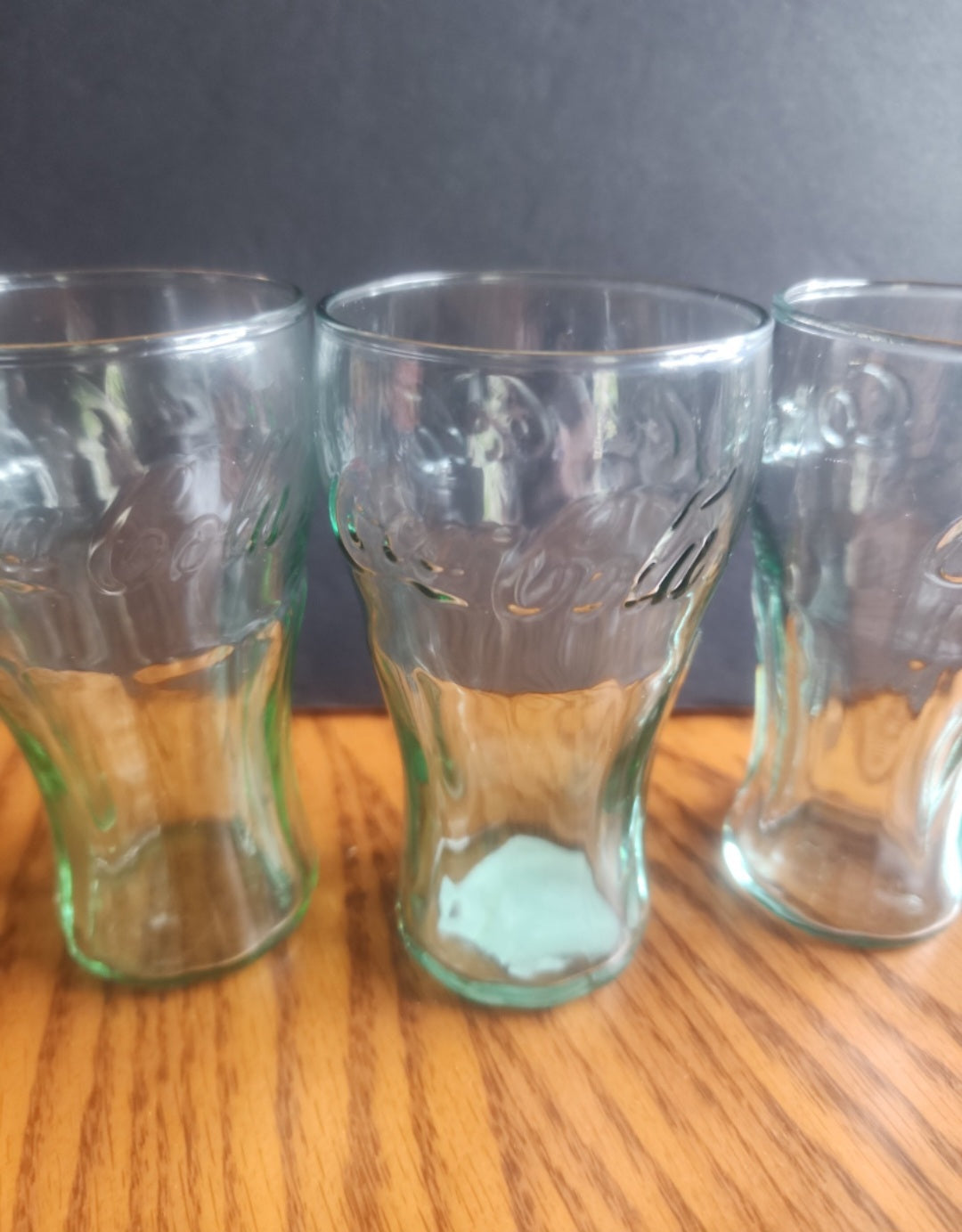 Vintage Coca-Cola Georgia Green Libbey Glasses | Set of 4 | 6.25 oz, 4.5" Tall