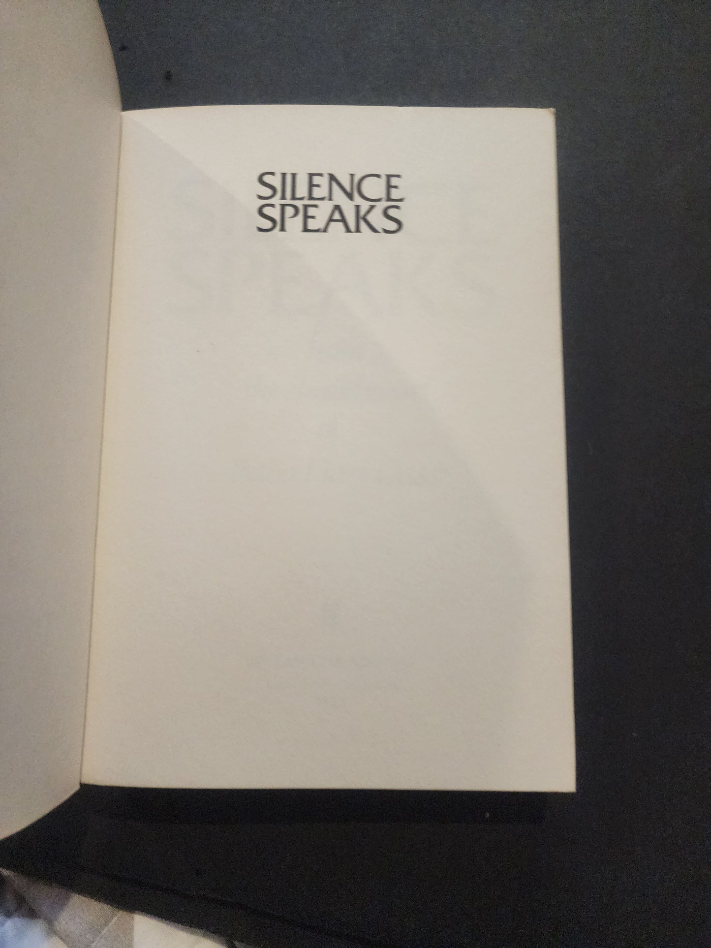 Silence Speaks Baba Hari Dass 1977 1ST EDITION Yoga Philosophy Sri Rama Foundation