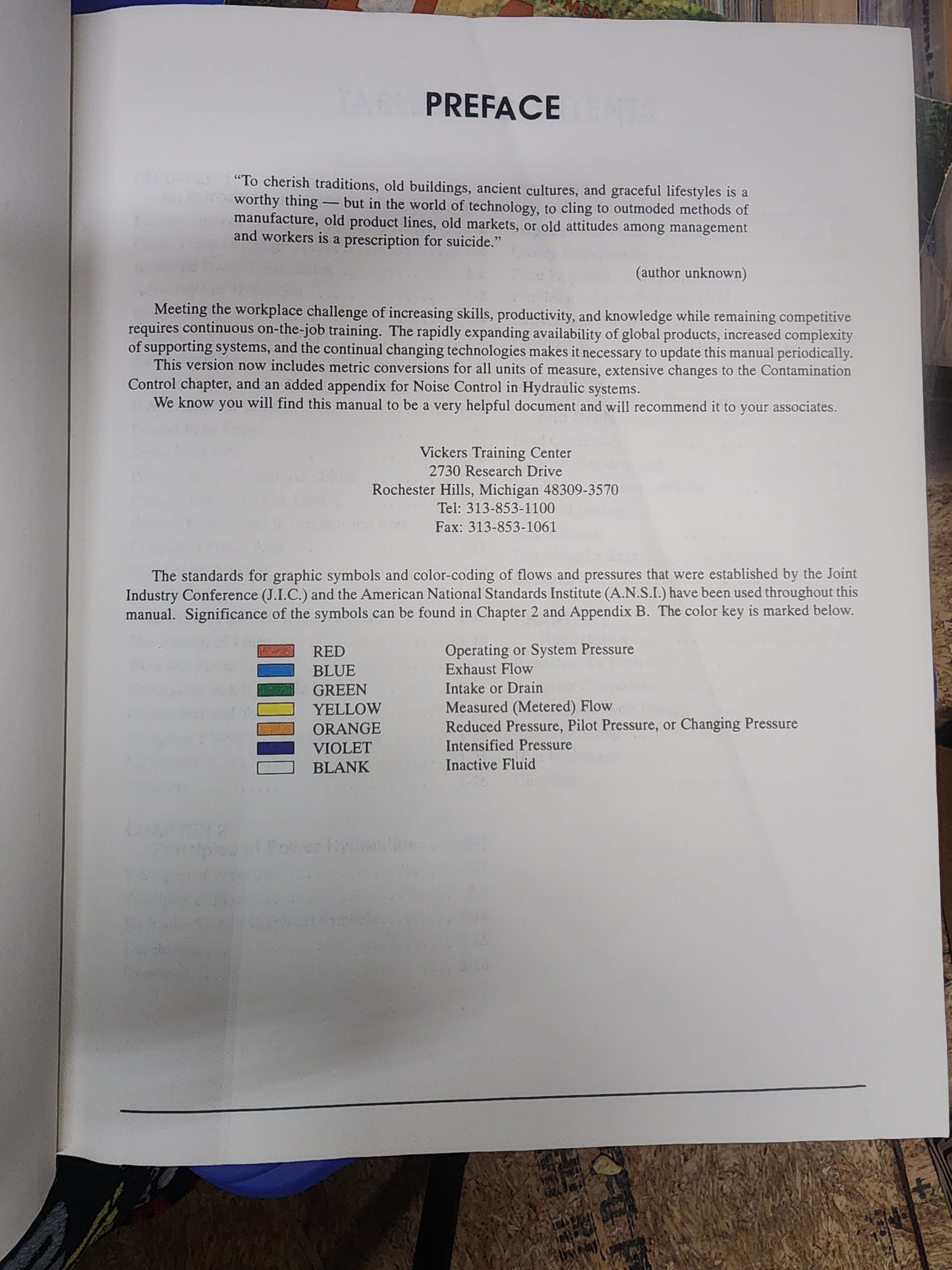 The Vickers Industrial Hydraulics Manual (Third Edition, 1993) hardcover textbook