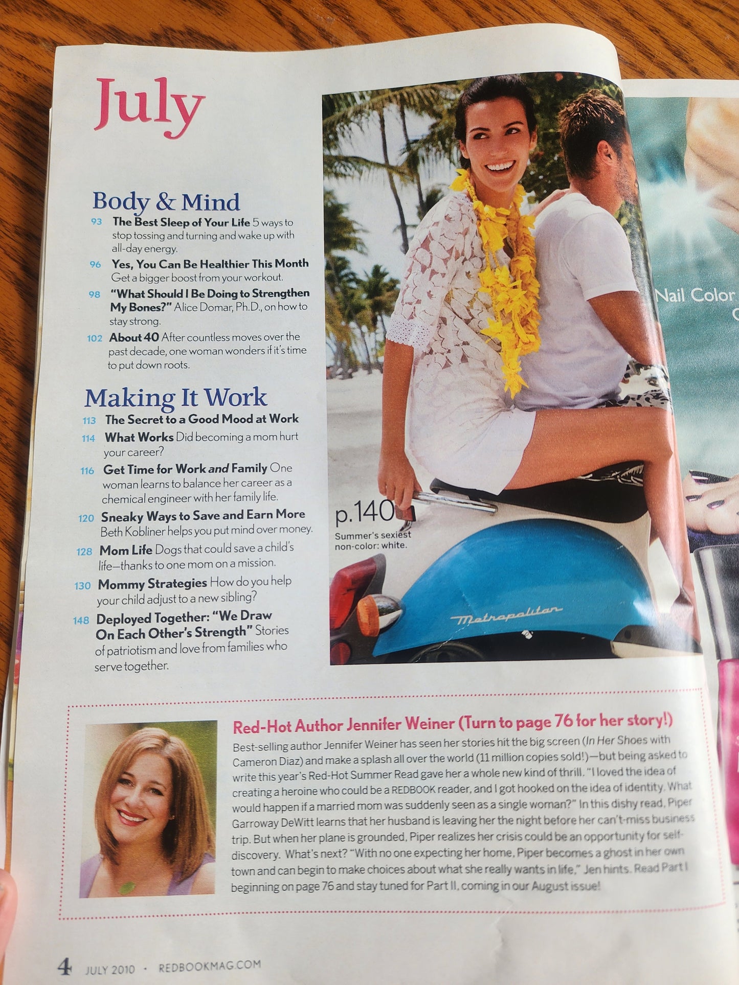 Redbook July 2010 Jillian Michaels on Cover