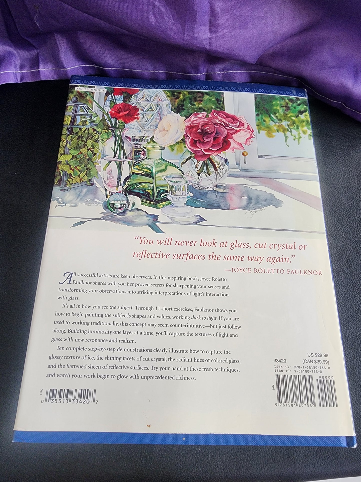 Stunning CRYSTAL & GLASS By Joyce Roletto Faulknor HB Book