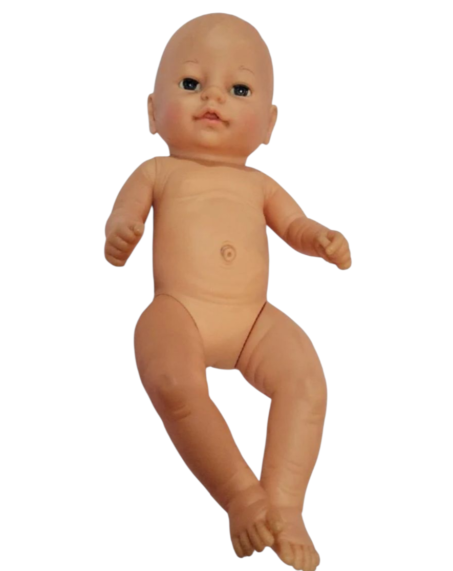 Cititoy Reborn Girl 14"  Baby Doll 1994 anomatically correct w/  pink Flamingo outfit