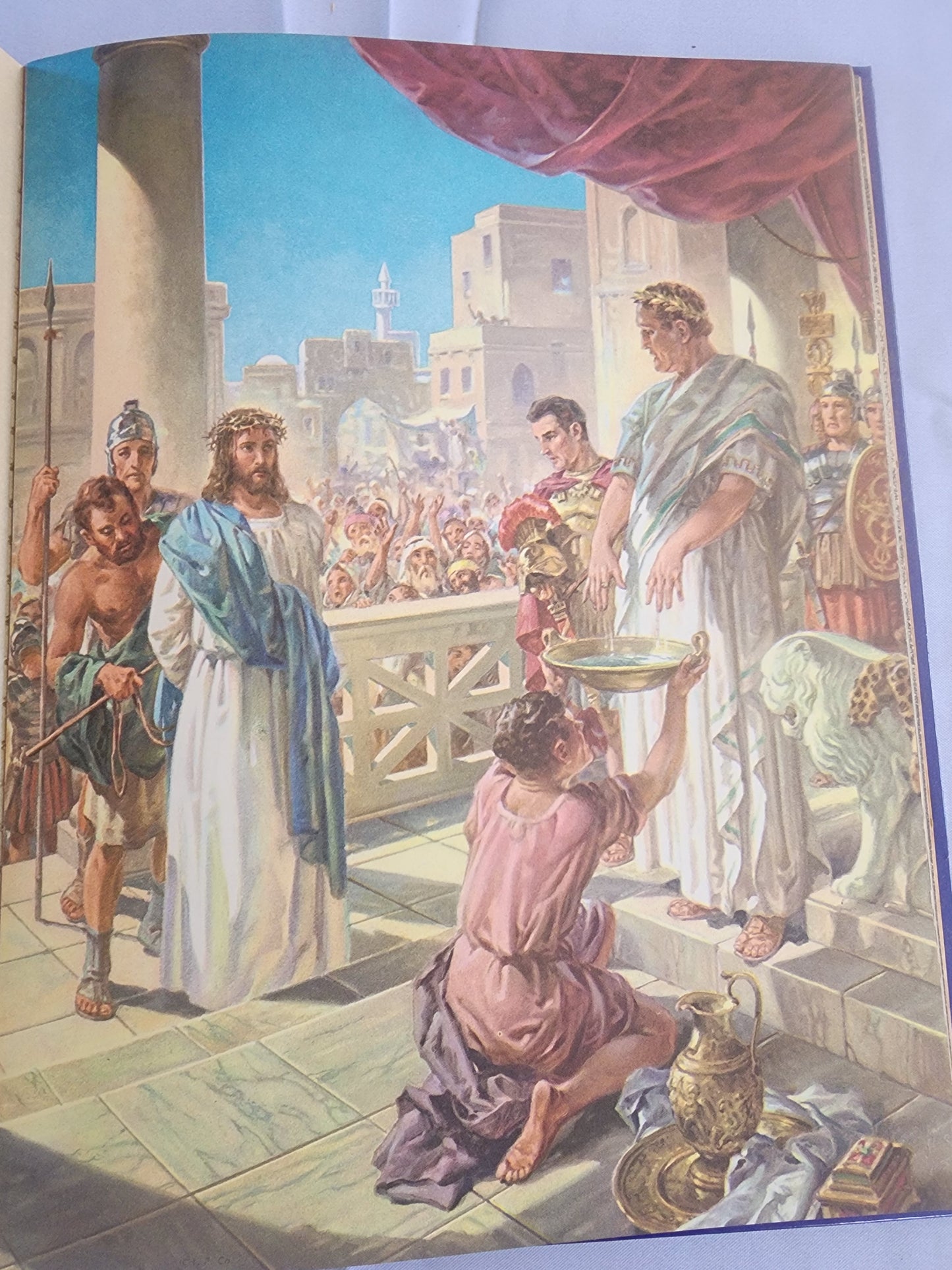 1962 A Treasure of Easter Religious Art. Ideal publication.hb Book