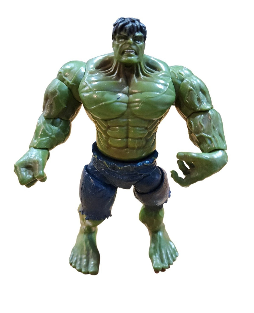 Marvel The Incredible Hulk Movie 6" Action Figure Hasbro 2007 Hulk Blue Jeans