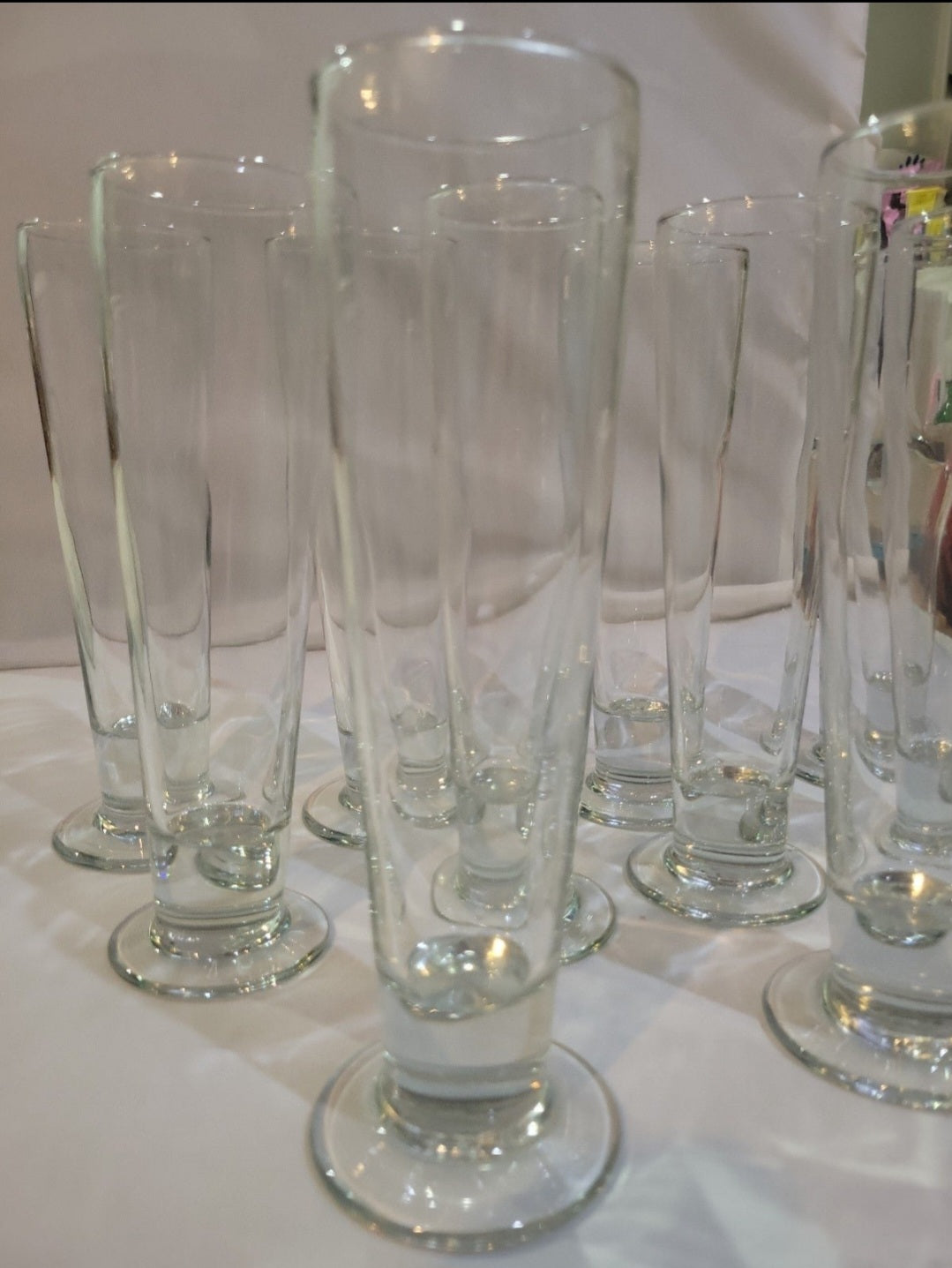 10 Libbey Catalina Pilsner Beer Glasses 14 oz
