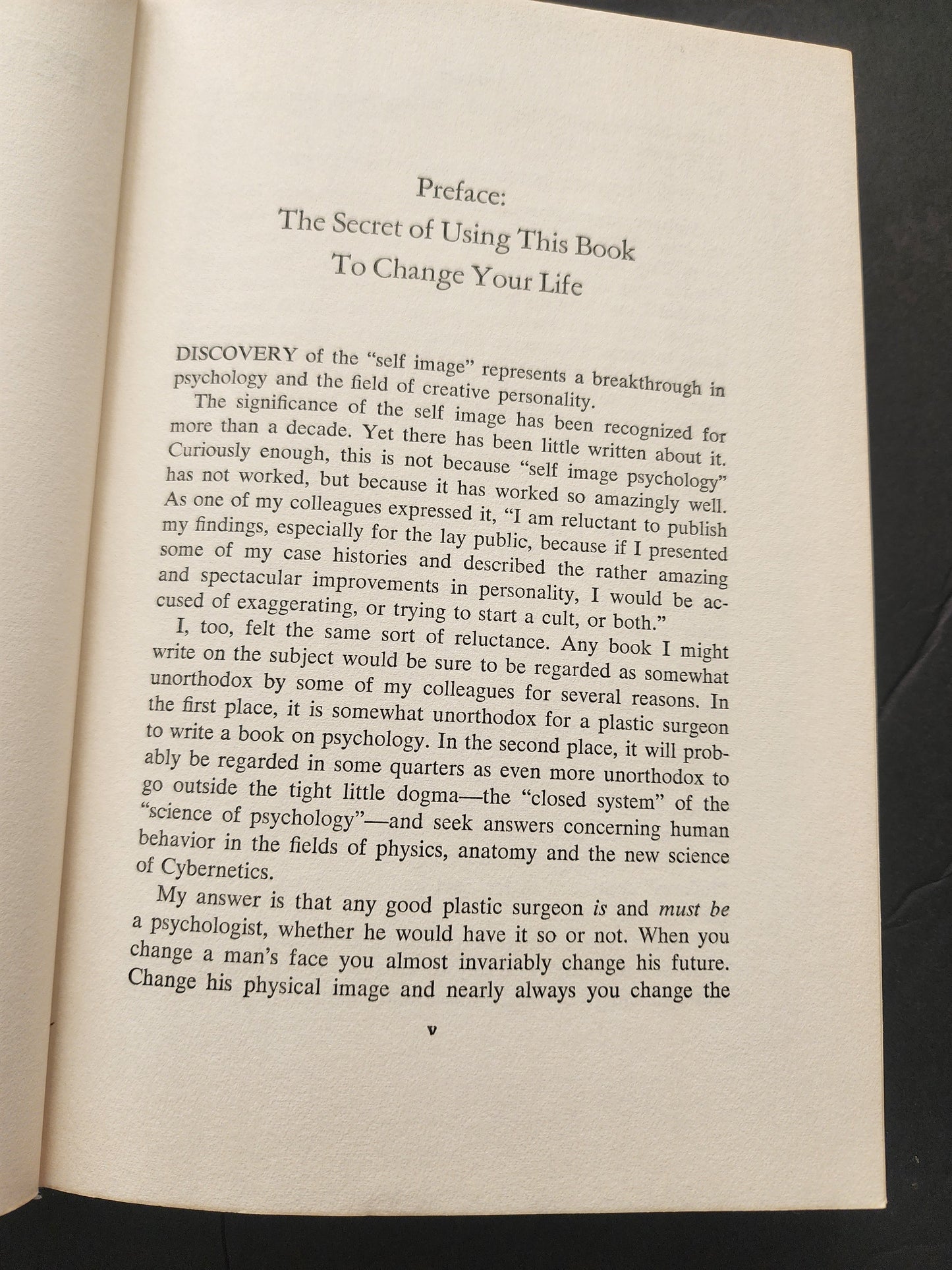 Psycho-Cybernetics by Maxwell Maltz (Hardcover, 1966) Vintage Self-Help Classic