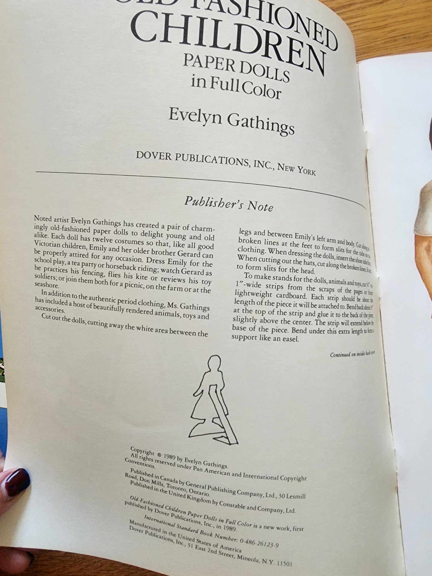 Old Fashioned Children & Antique Paperdolls Book Lot