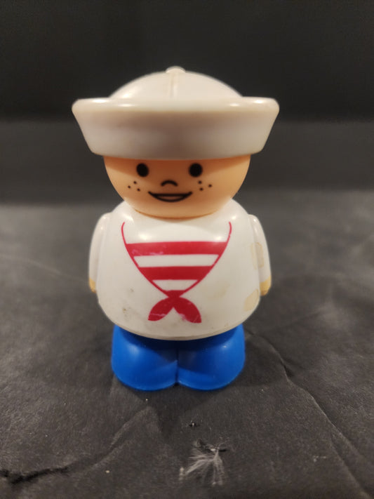 Vintage Shelcore Sailor Navy Man Little People Replacement Figure