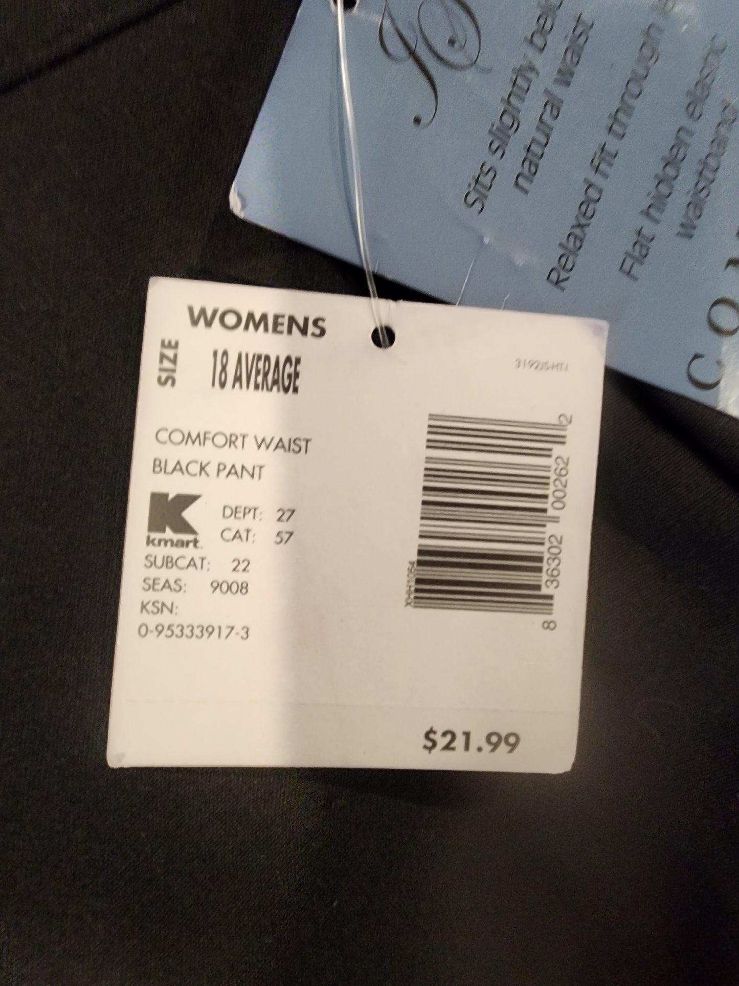 New Jaclyn Smith Women's Black Dress Pants 18