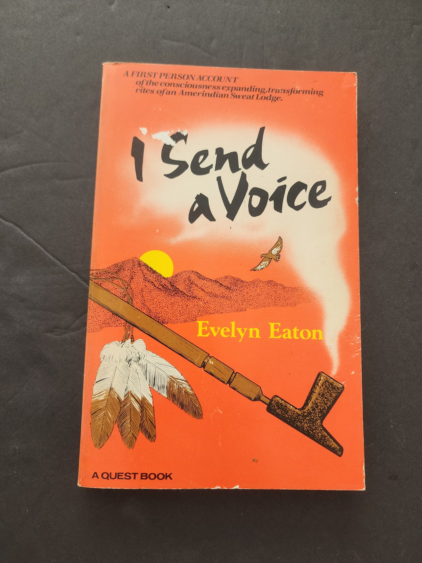 I Send a Voice by Evelyn Eaton. Softcover book Native American healing & ceremony 1978