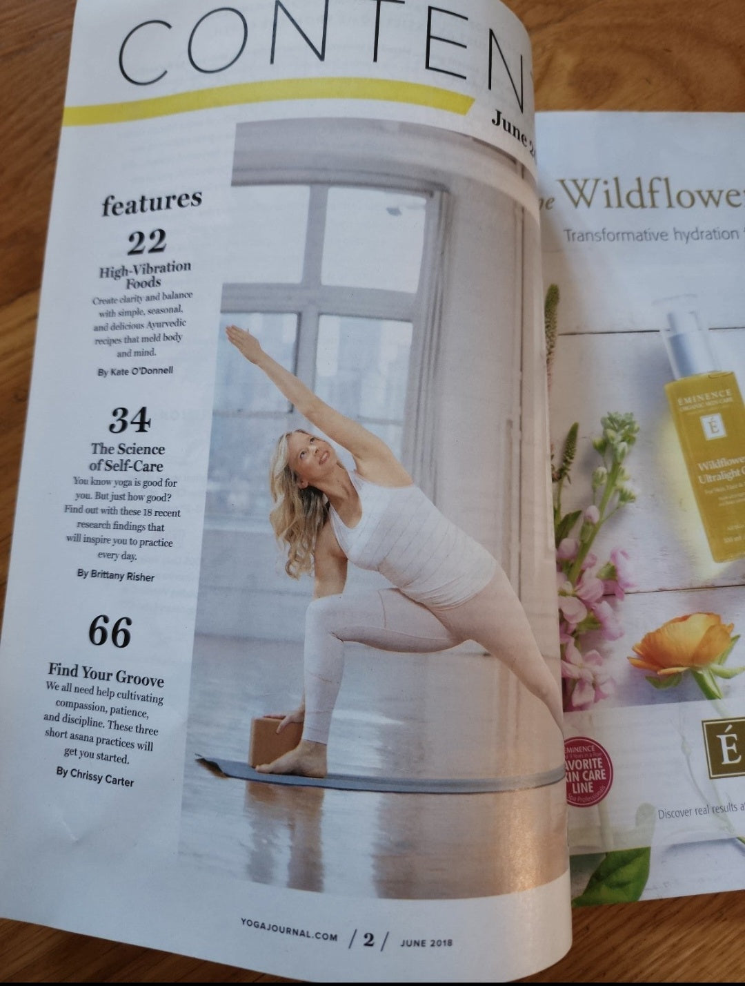 Yoga Journal Magazine June 2018 guide to compassion & Joy