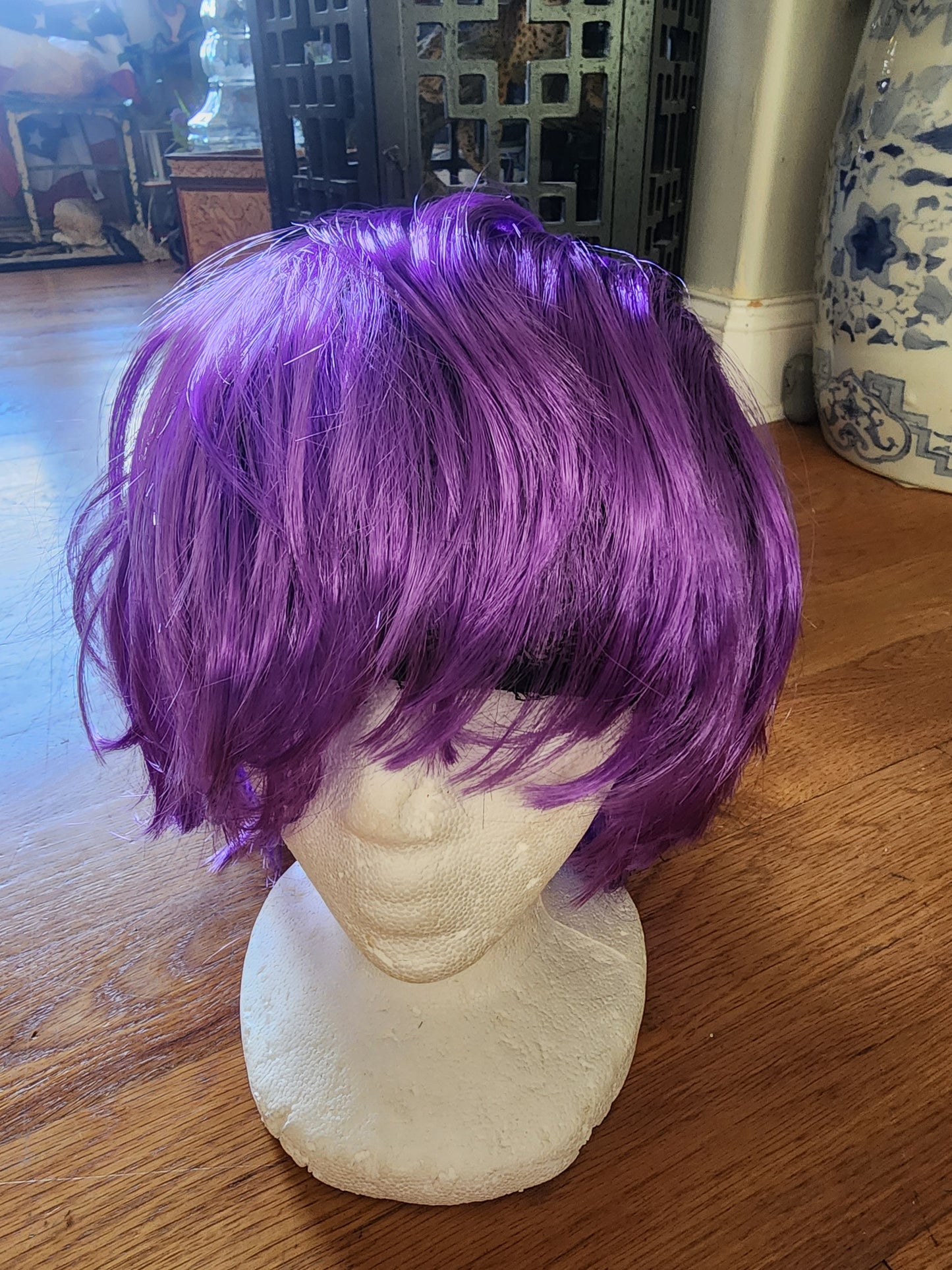 Purple anime wig cosplay or Halloween costume