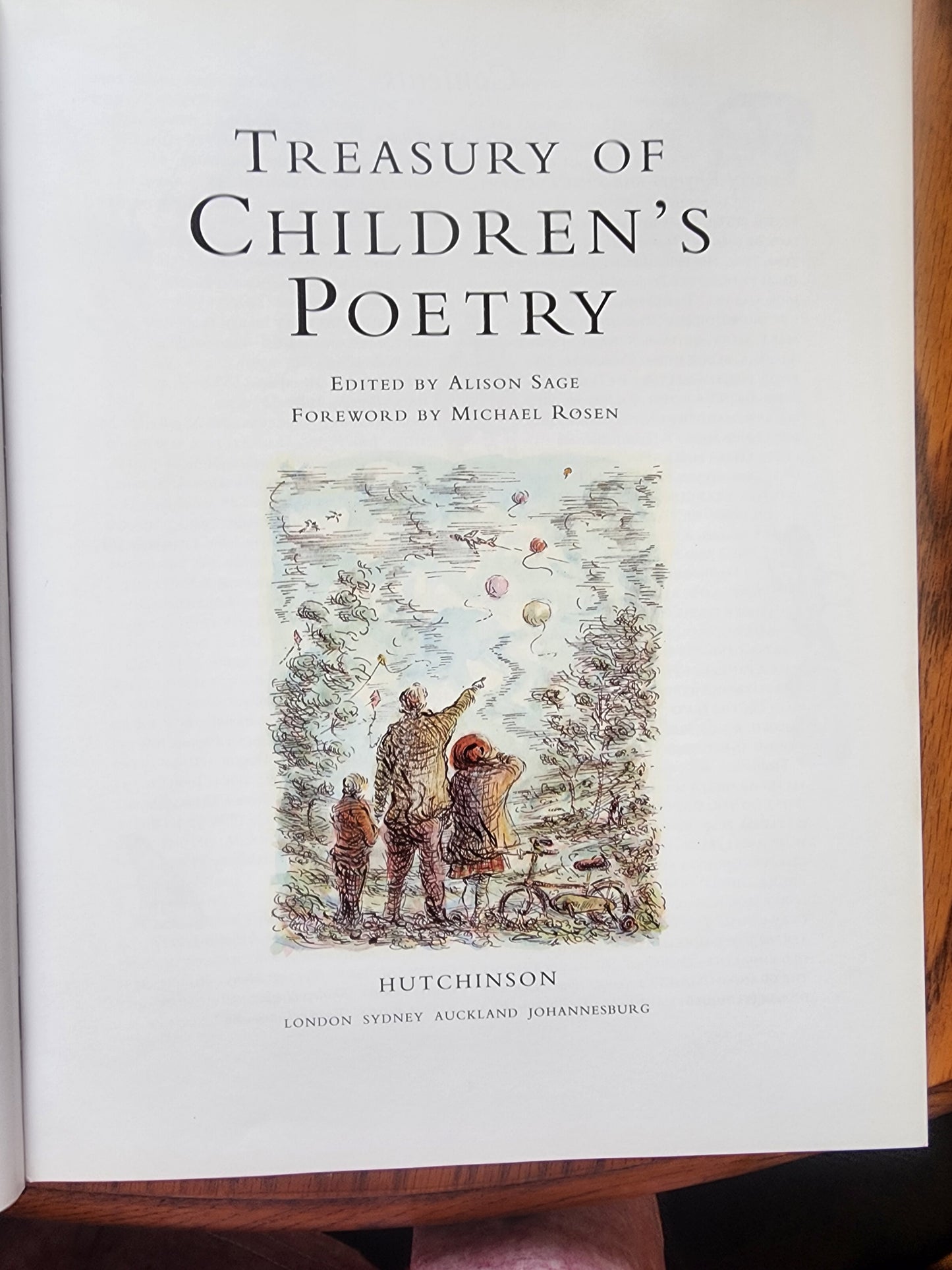 Treasury of Children's Poetry Hardcover Big  Book
