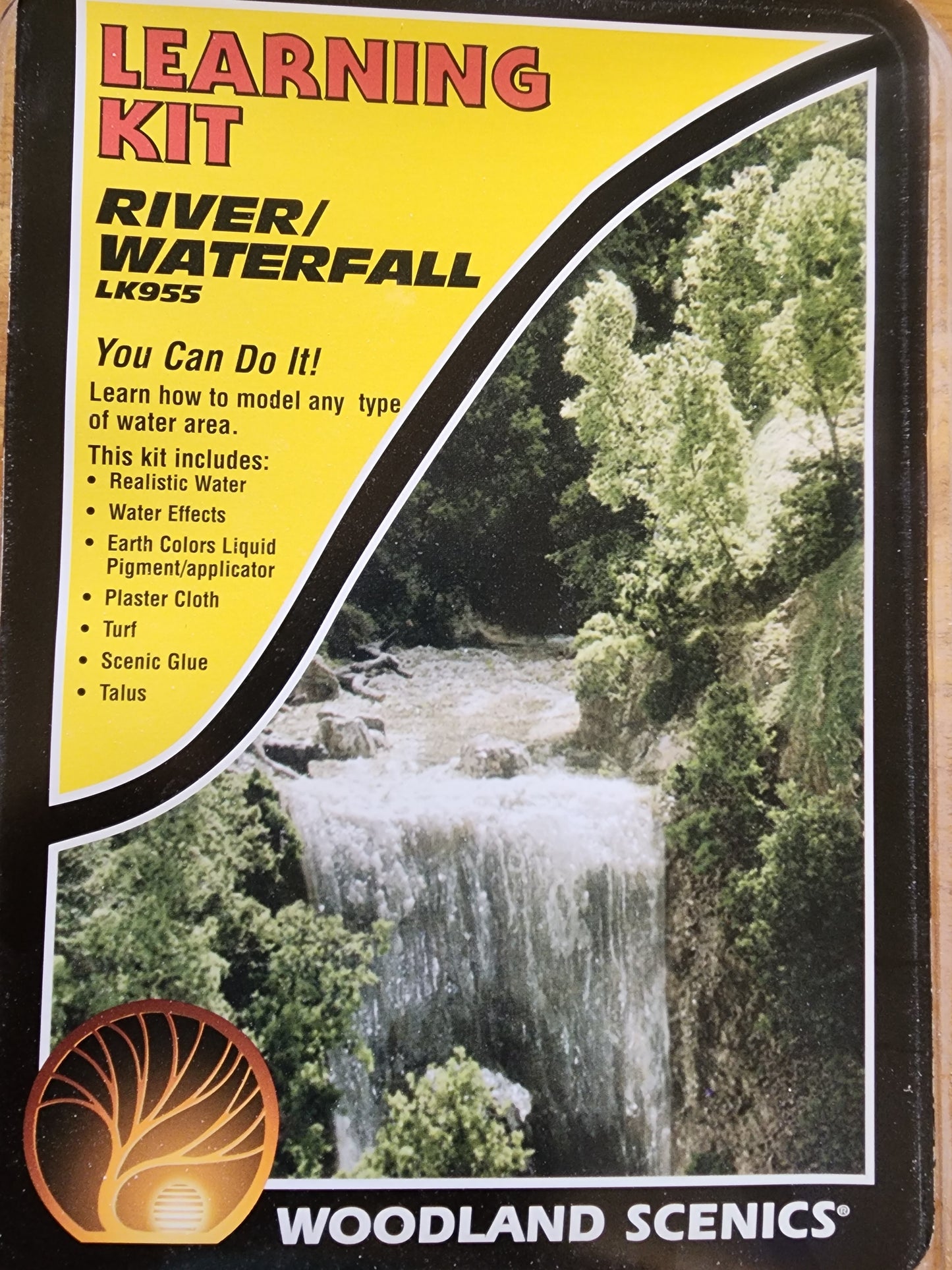 Woodland Scenics LK955 River Waterfall Learning Kit Scenery Model Train Layout diorama