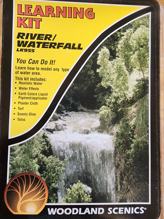Woodland Scenics LK955 River Waterfall Learning Kit Scenery Model Train Layout diorama