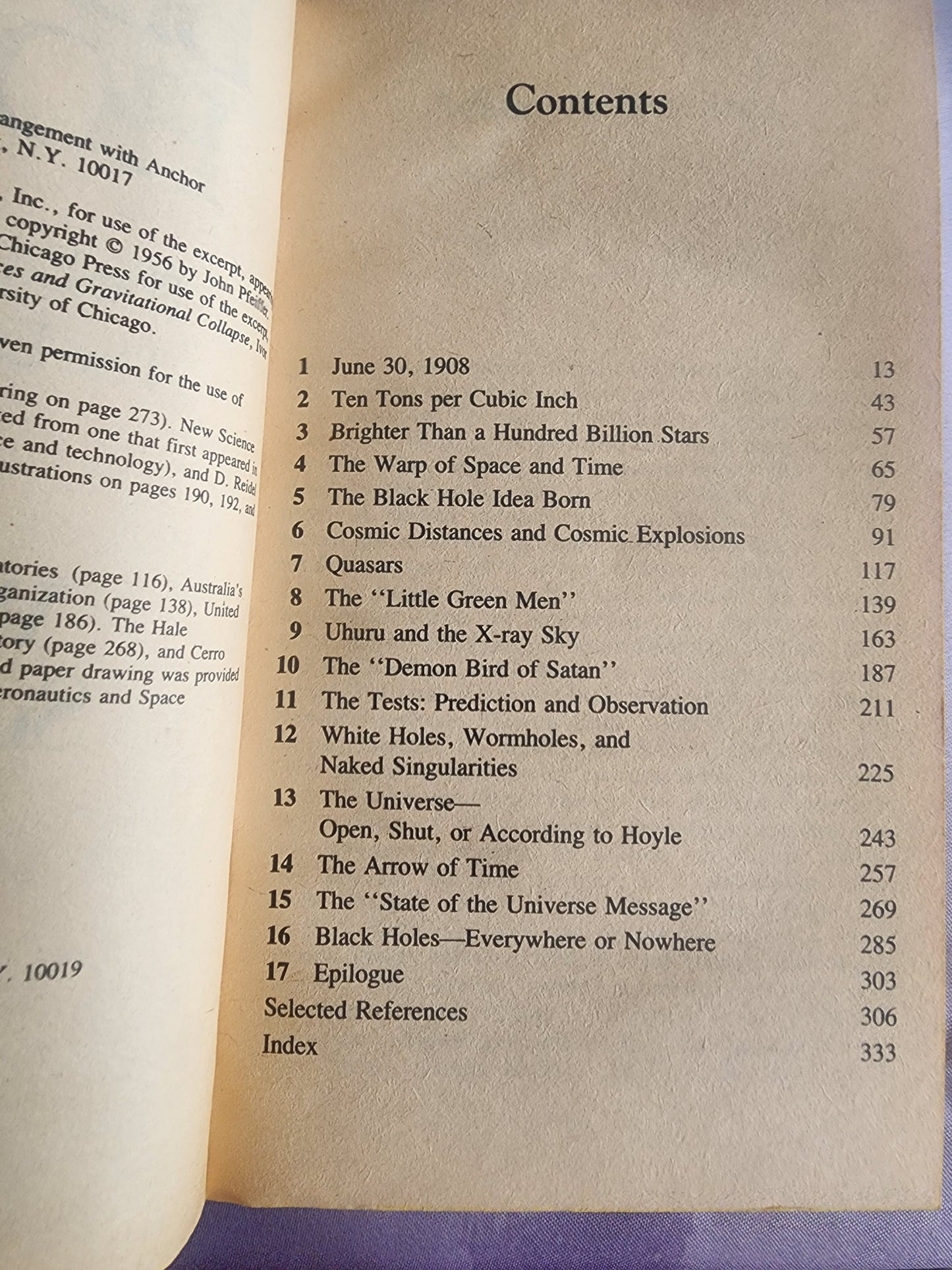 Black Holes, the Edge of Space, the End of Time
Book by Walter Sullivan