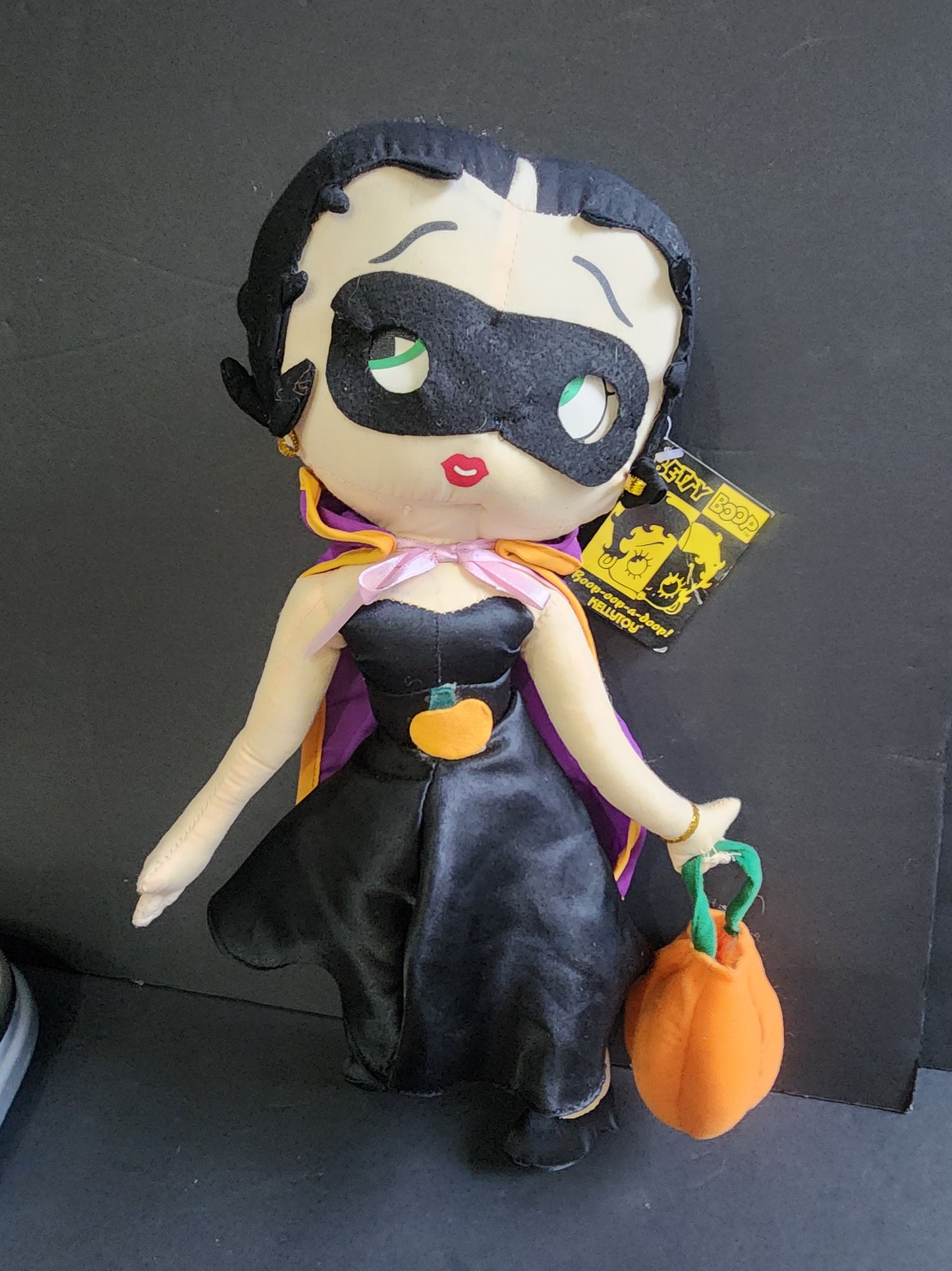 Betty Boop Mask Betty 16" Plush Doll Halloween Kellytoy Trick-or-Treat
