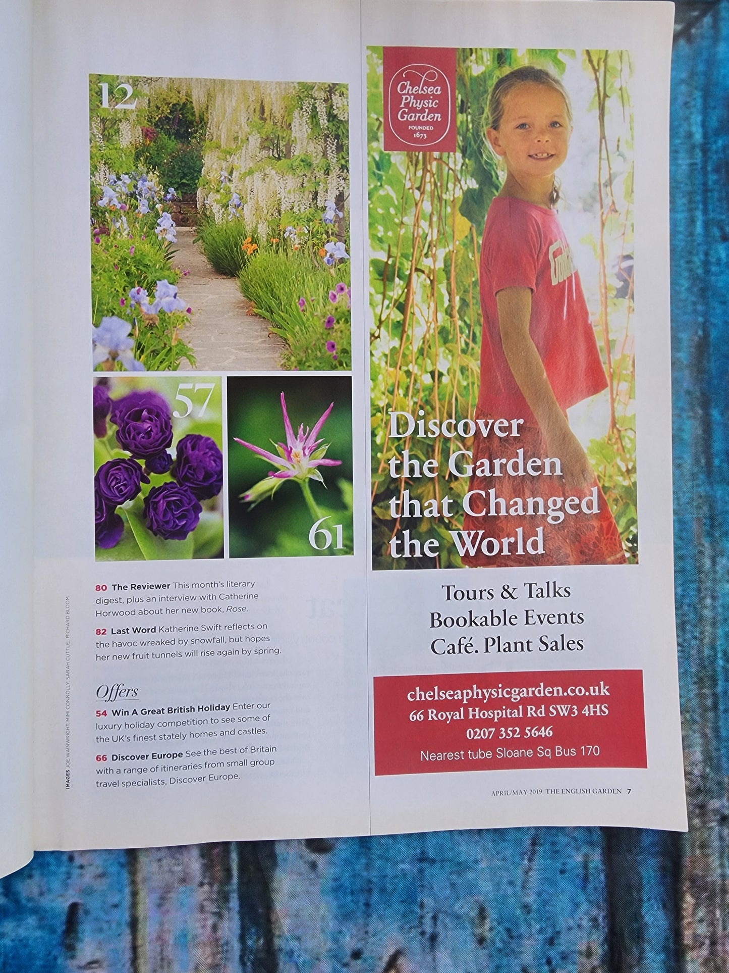 The English Garden, May  2019.  THE Artistry of Spring, Vibrant Bulbs Tulips