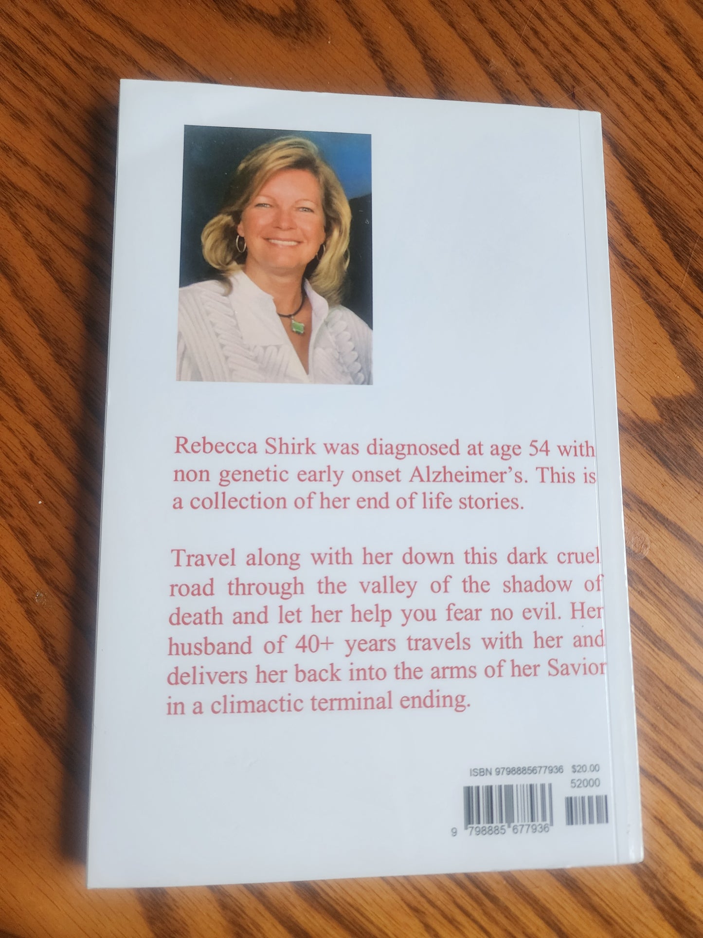 Alzheimer’s Alley: A Road No One Should Travel.” softcover book
