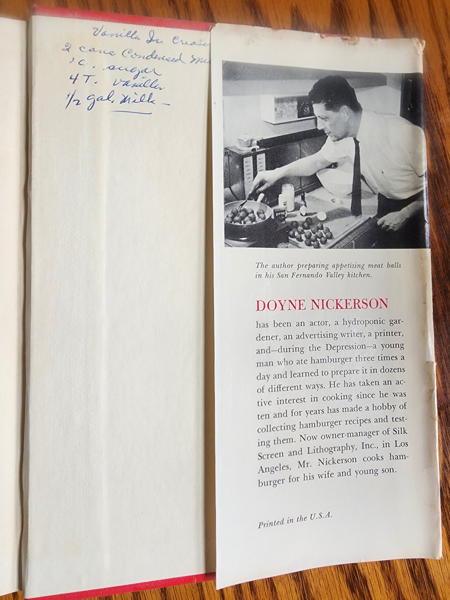 Vintage 365 ways to cook hamburger and other ground meat by Doyne Nickerson 1960