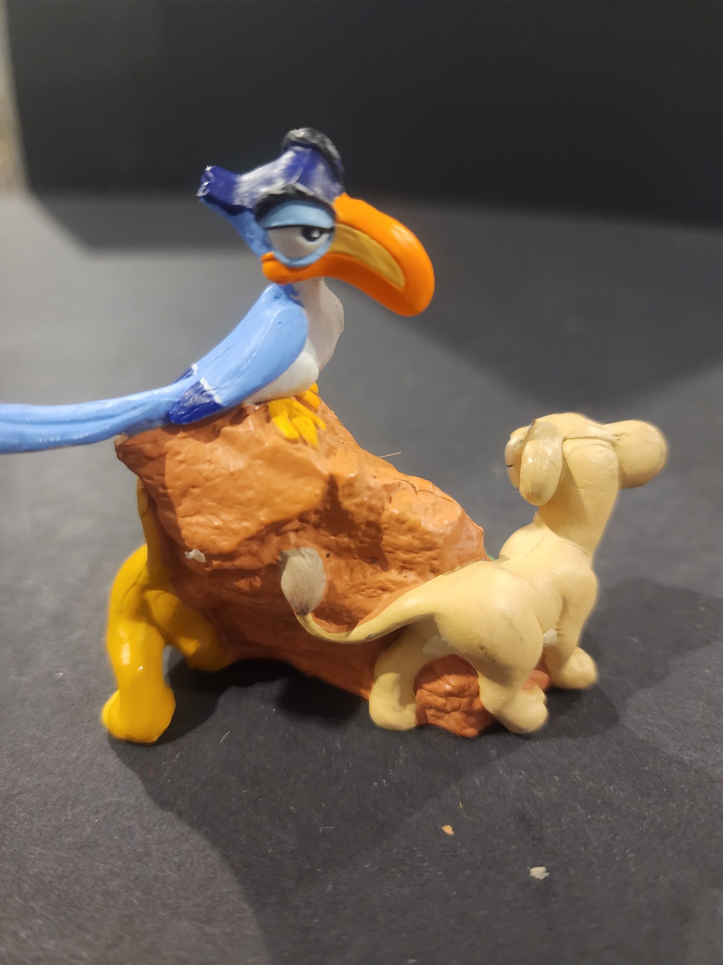 Vintage Disney's The LIon King NALA ZAZU & SIMBA PVC Figure Cake Topper Toy