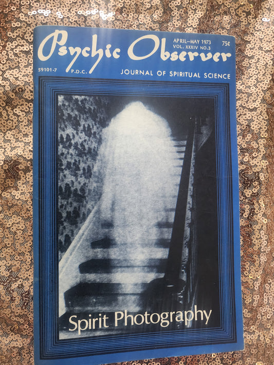 Psychic Observer Magazine April/May 1973- Spirit Photography- Brown Lady Ghost