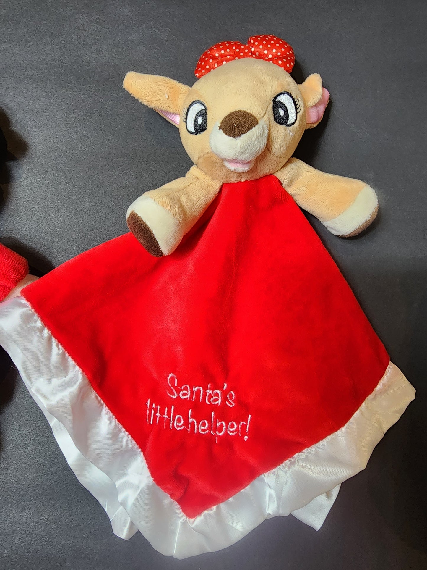 Rudolph Santas Little Helper Clarice Baby Security Blanket & Baby Starters Doll