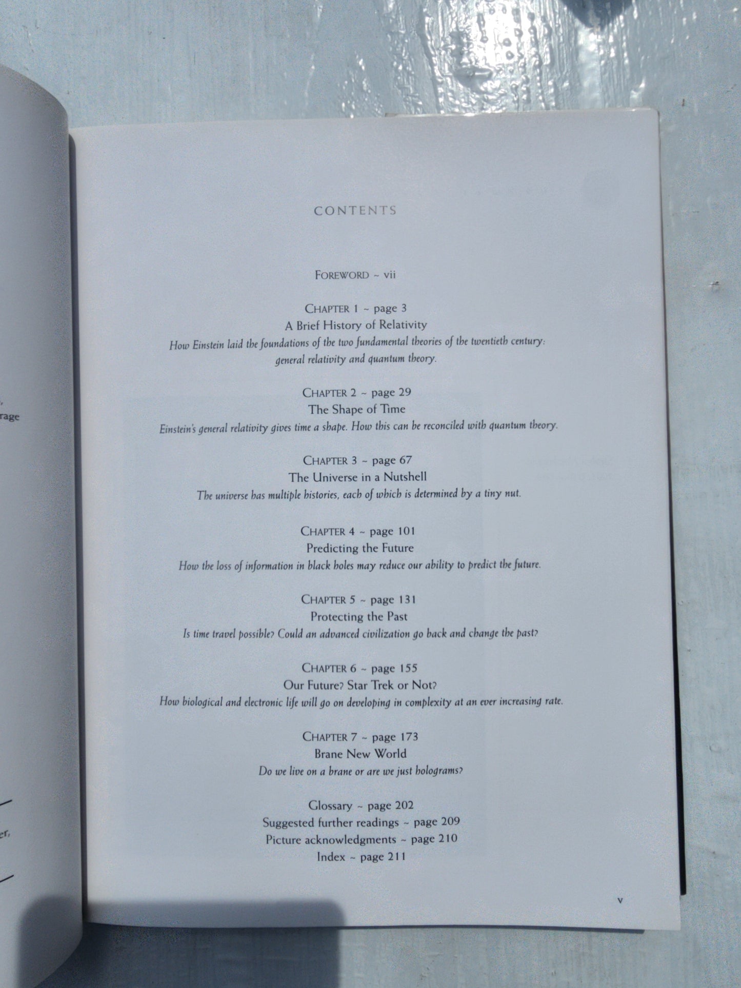 The Universe in a Nutshell Hardcover Book by Stephen Hawking 2001