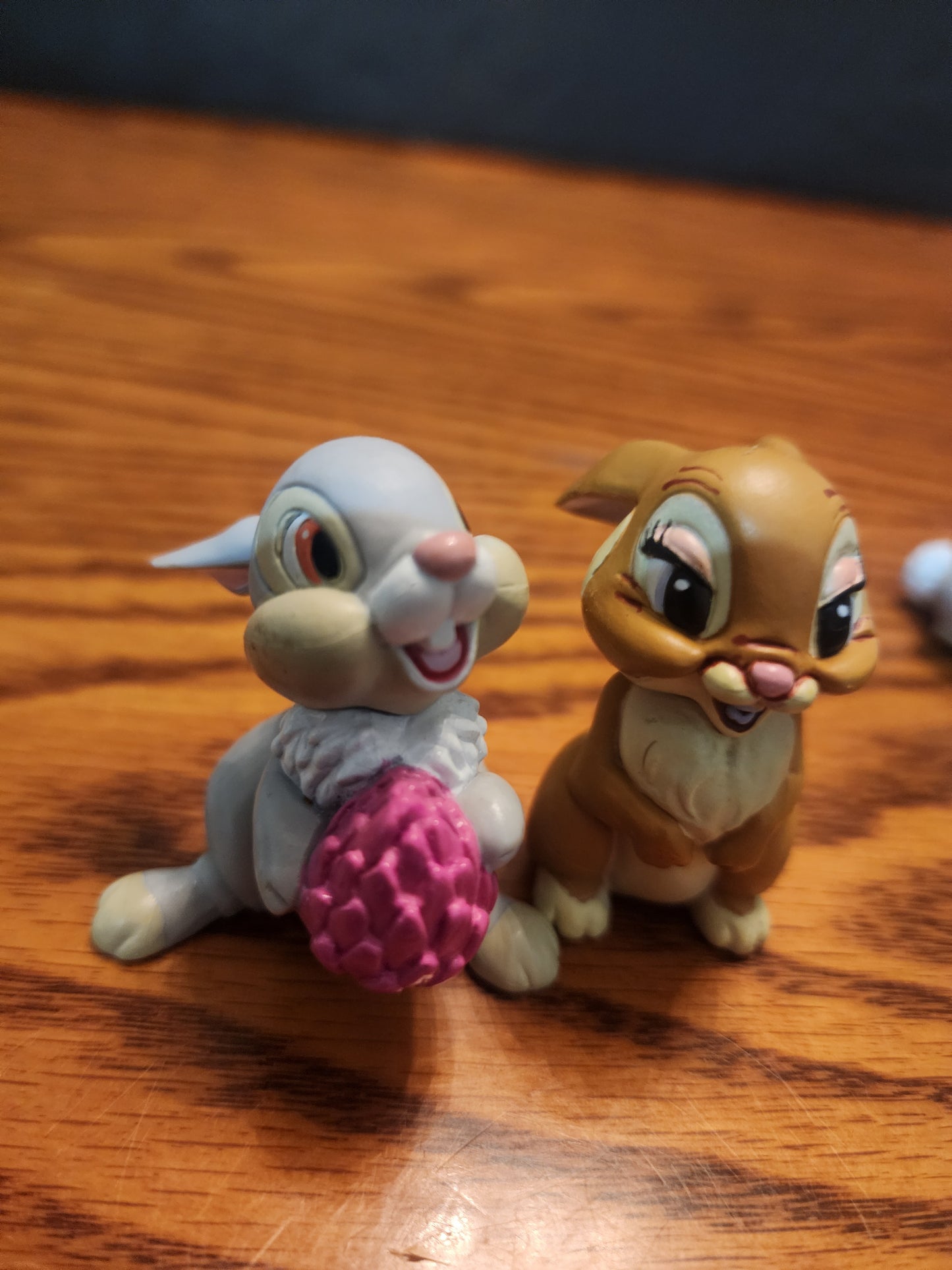 Lot of 6 Vintage 1988 Disney Bambi Thumper Flower Figures