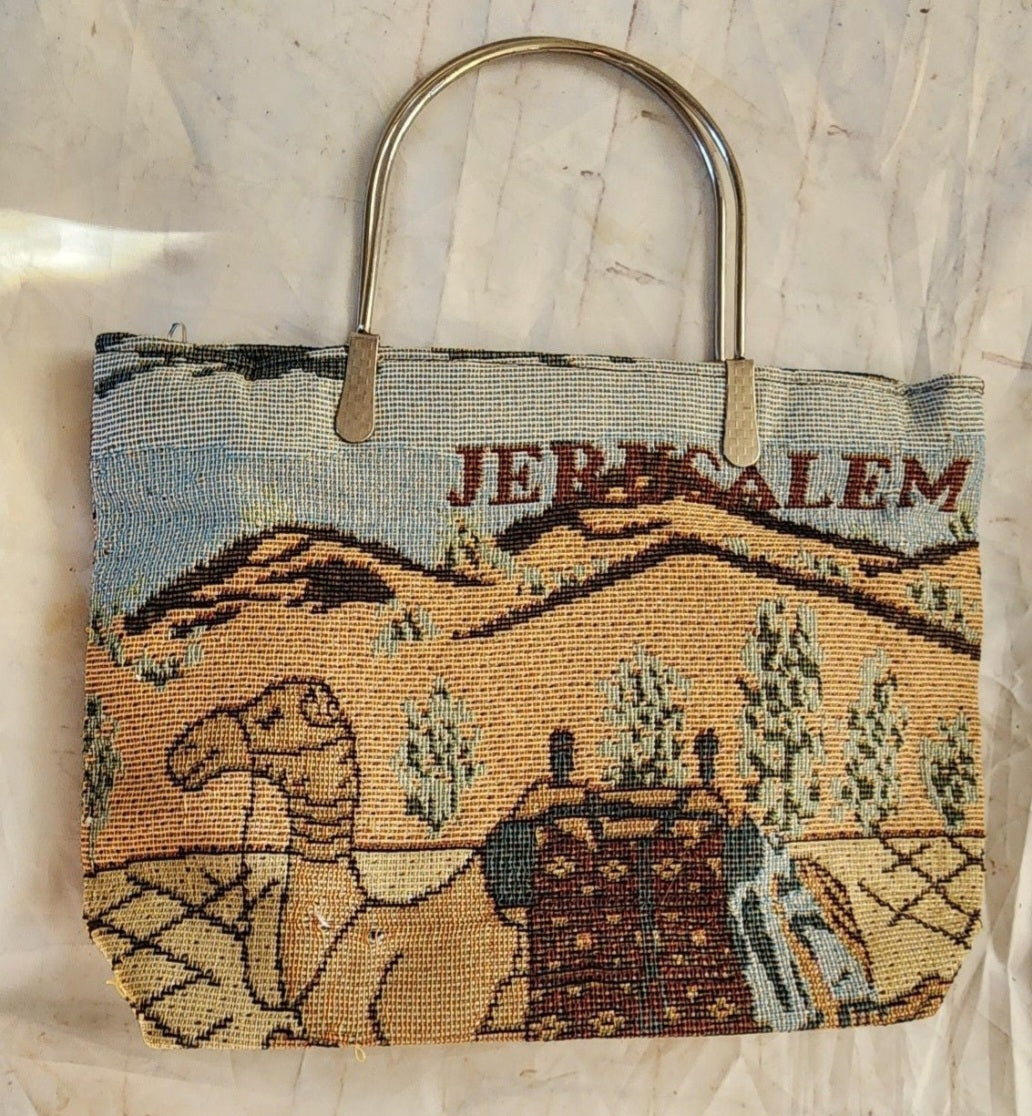 Purse with Jerusalem  and Camel on Purse