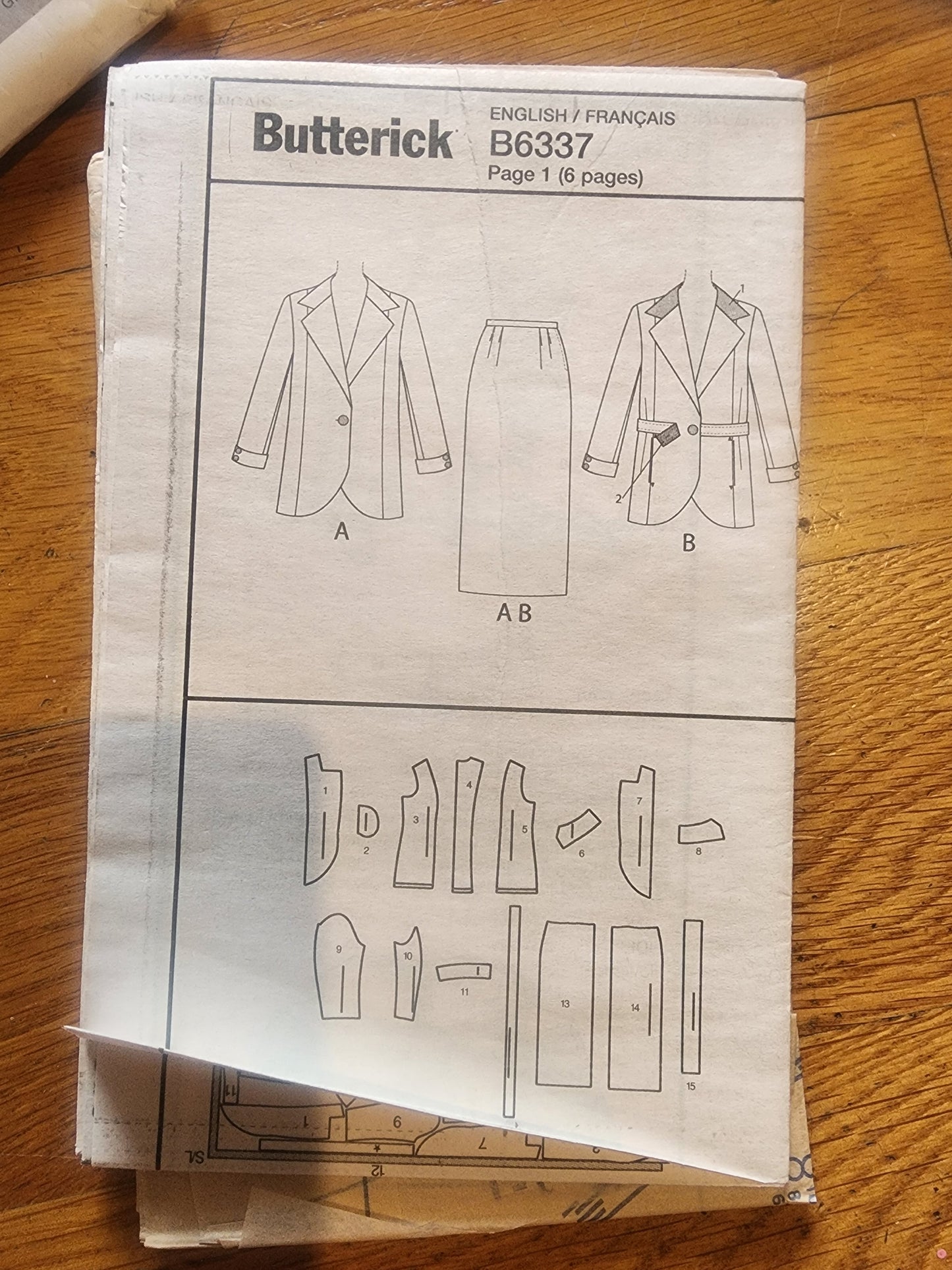 Vtg Butterick 6337 Titanic Edwardian Abby 6 8 10 12 14 Mary Poppins costume