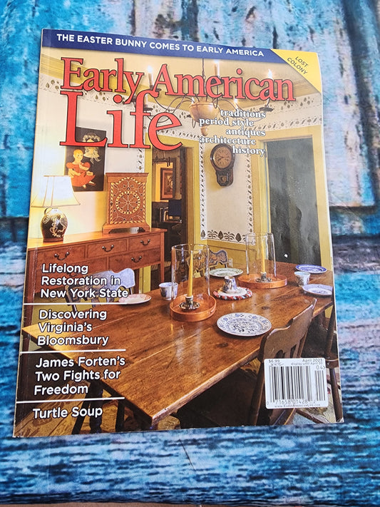 Early American life April 2023 Discovering Virgina's Bloomsbury, Easter bunny