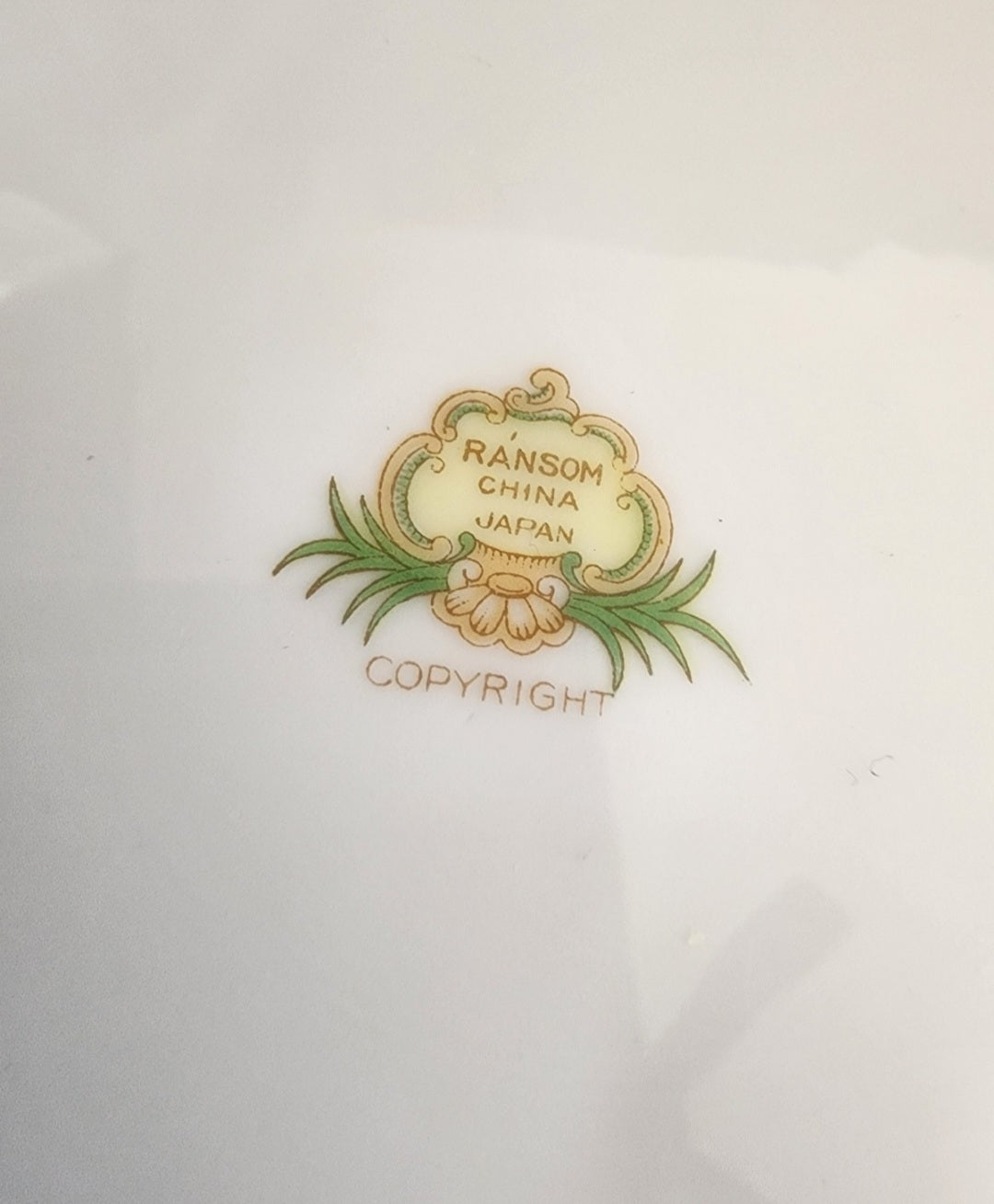 Vintage Ransom Gold Filigree Covered Dish - 1920s Japanese Fine China