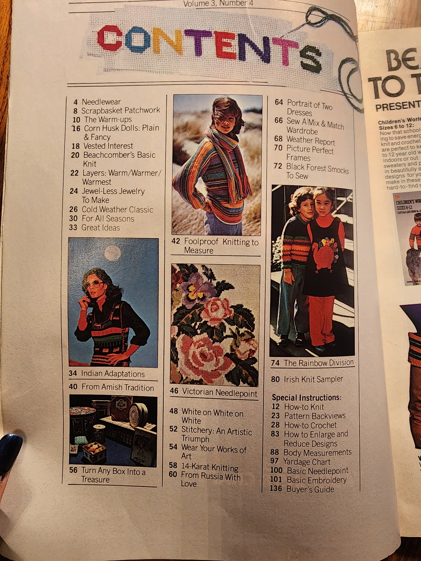 Vintage Family Circle Great Ideas July 1977 113 Fashions & Crafts southwest