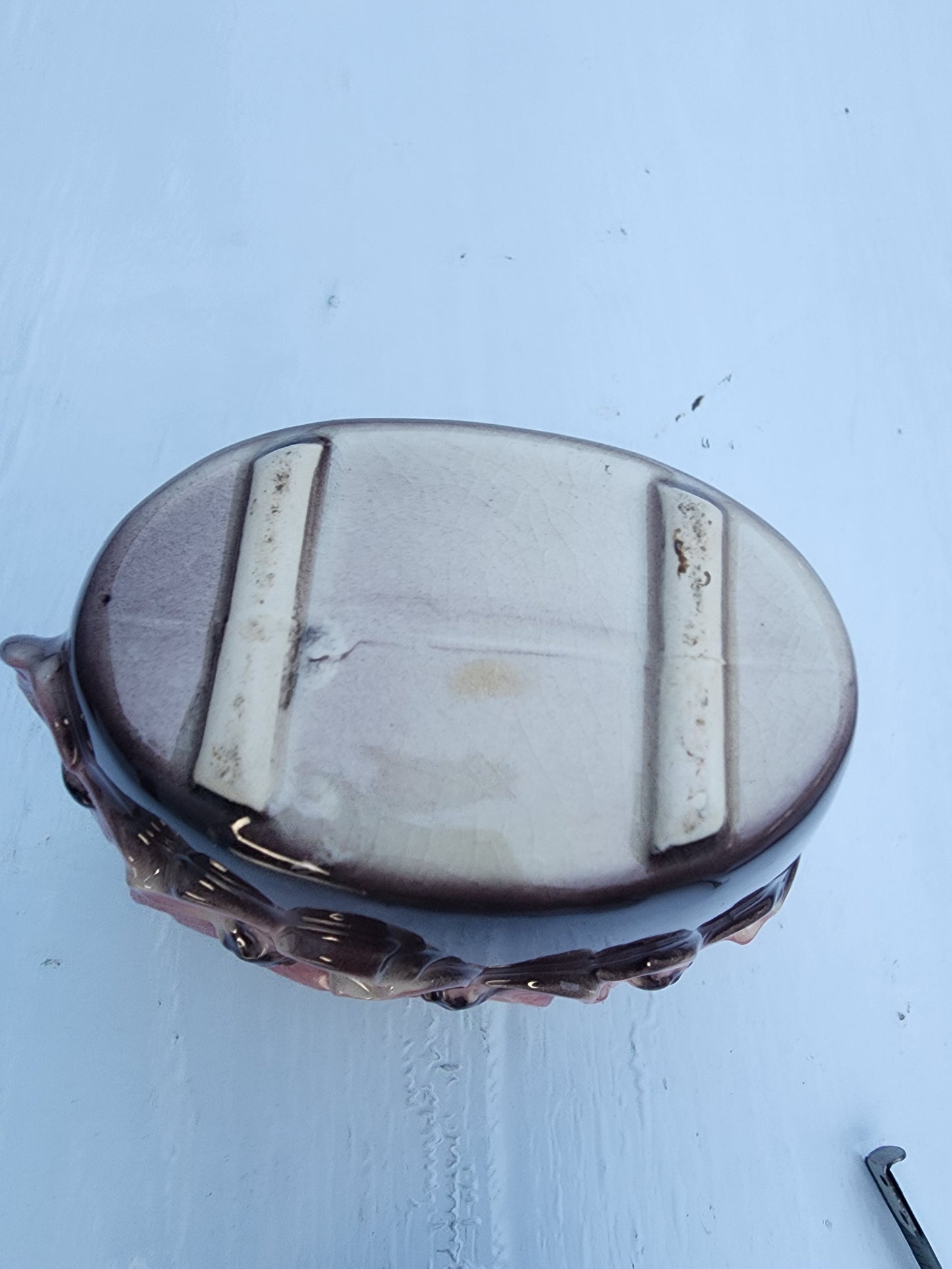 Vintage Royal Copley Dogwood Flower planter vase  1940s