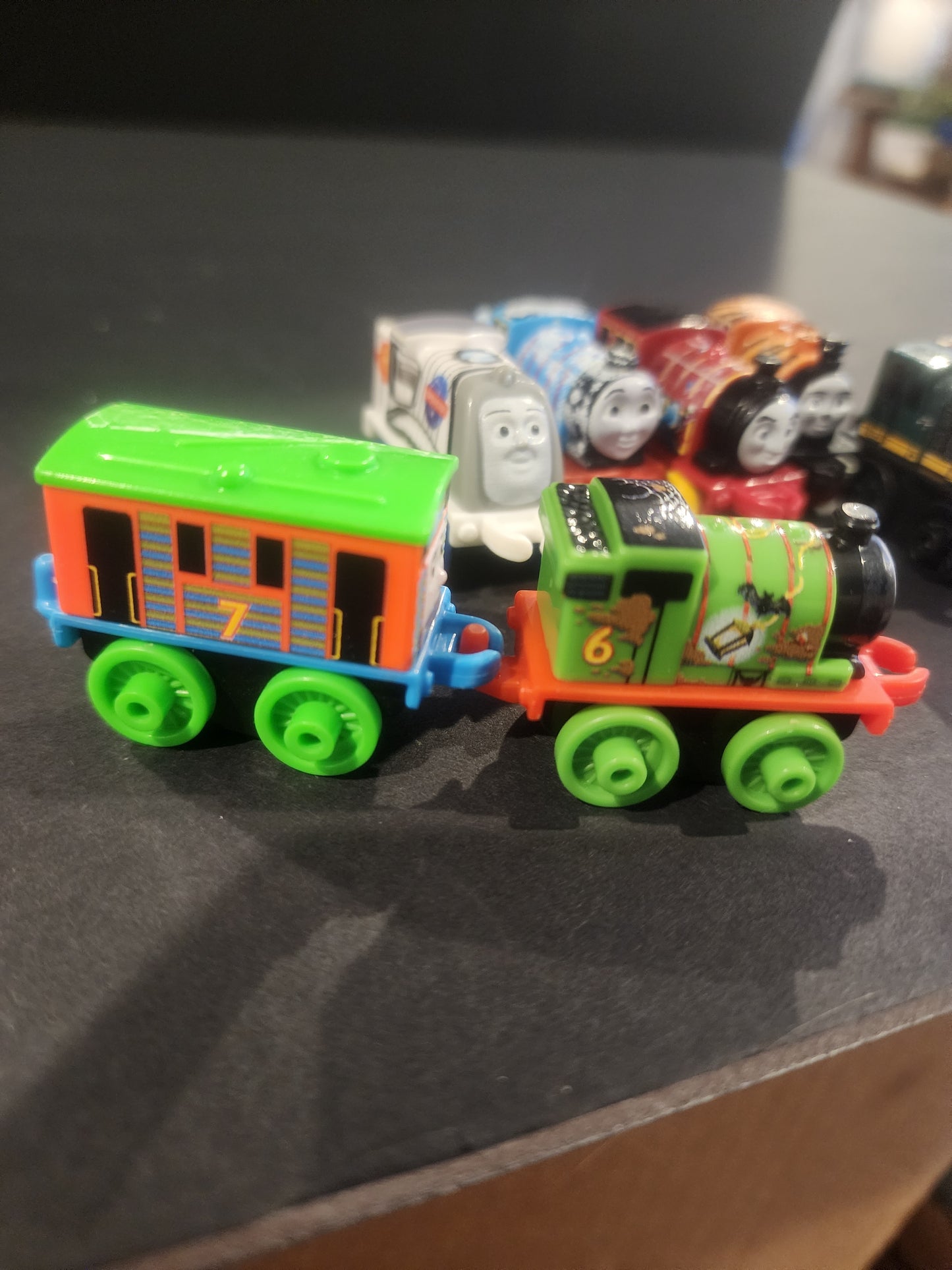 Thomas & Friends Minis Lot of 9 - Rare Themes (Tiger, Graffiti, Metallic & More)