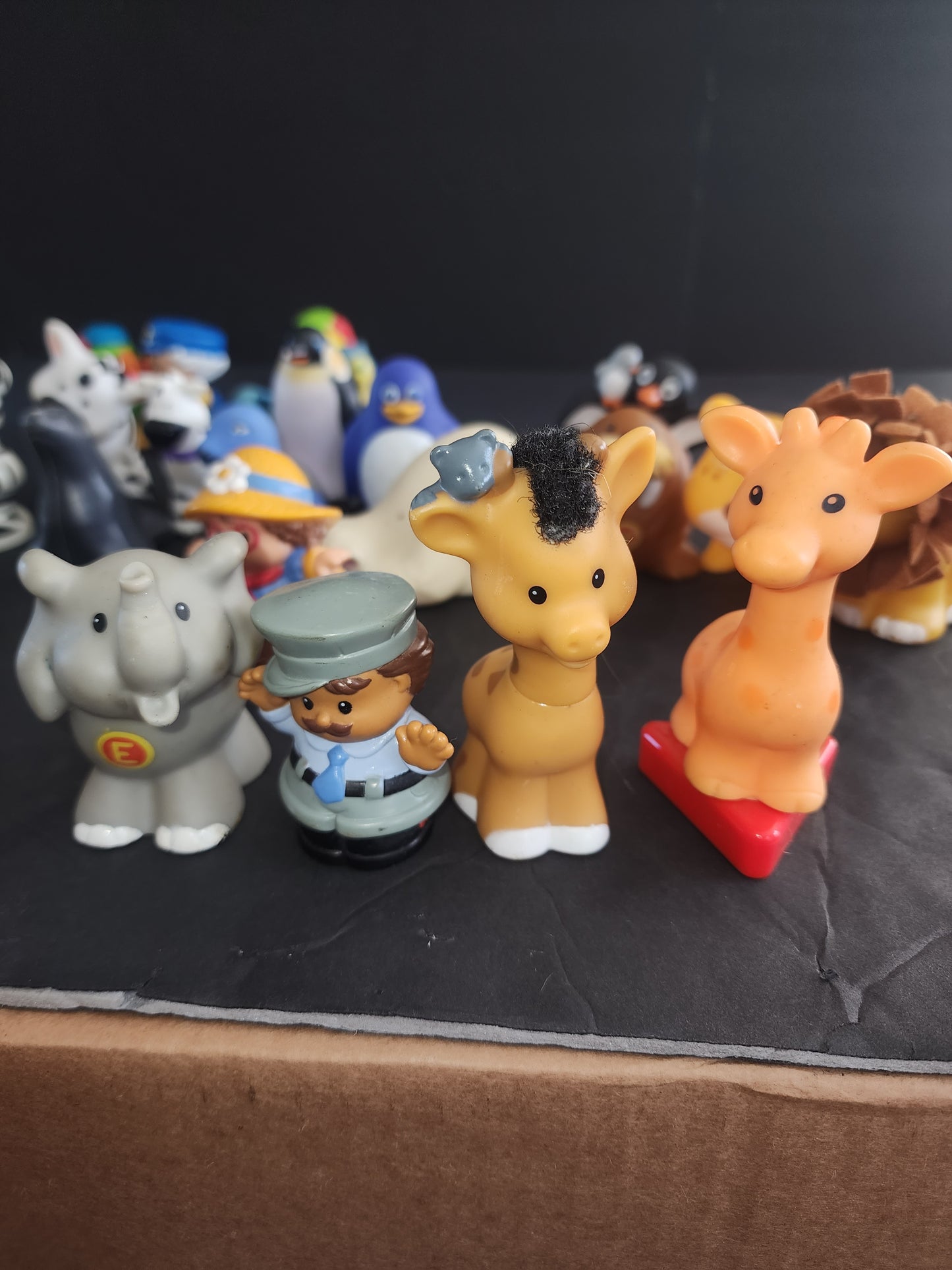 Mixed Lot of 25 Zoo Animals Little People / Tikes PVC Pretend Play & others.