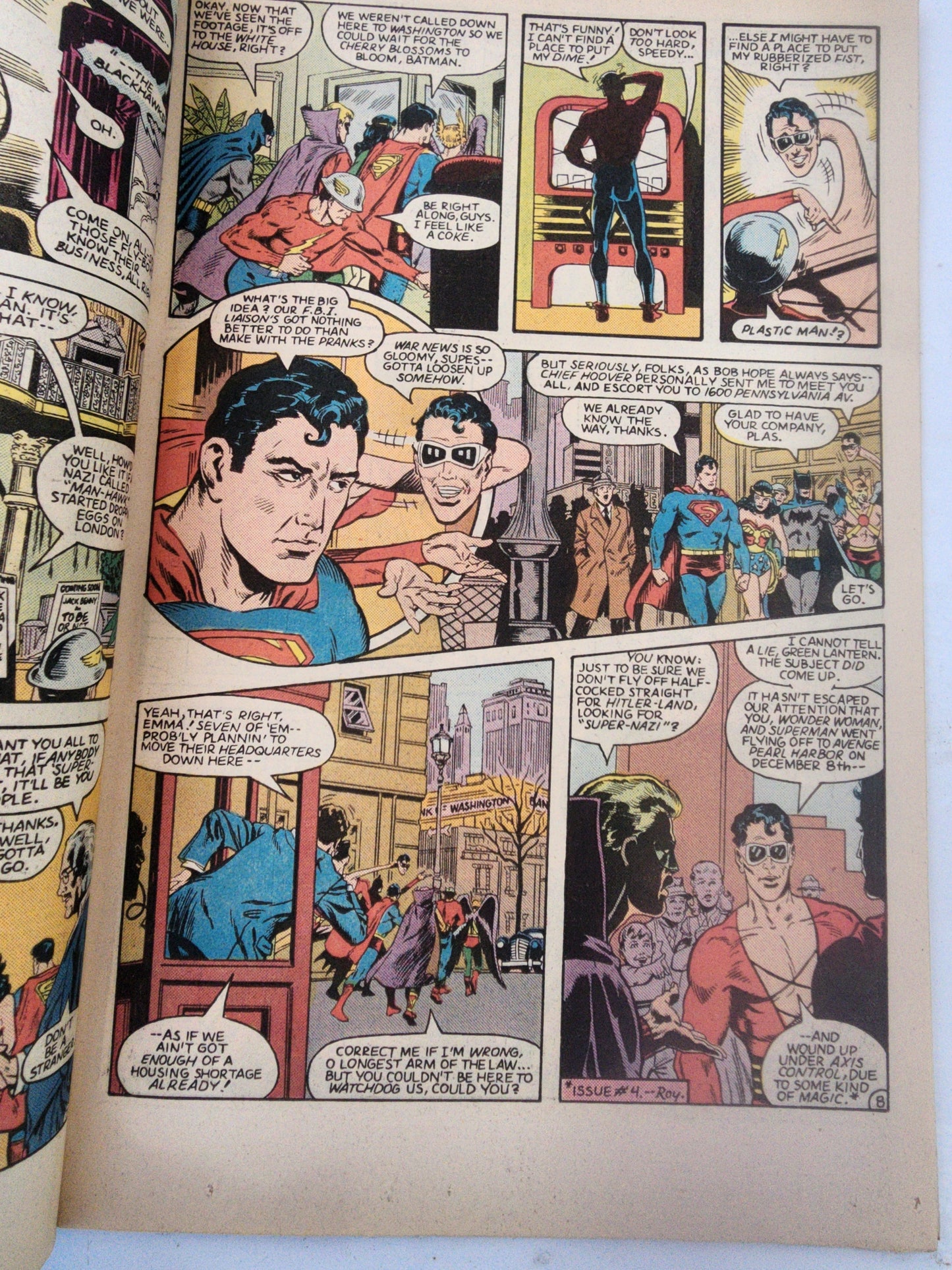 All-Star Squadron 36  Superman vs SHAZAM!  1984 DC Comic  in very good but not mint condition.