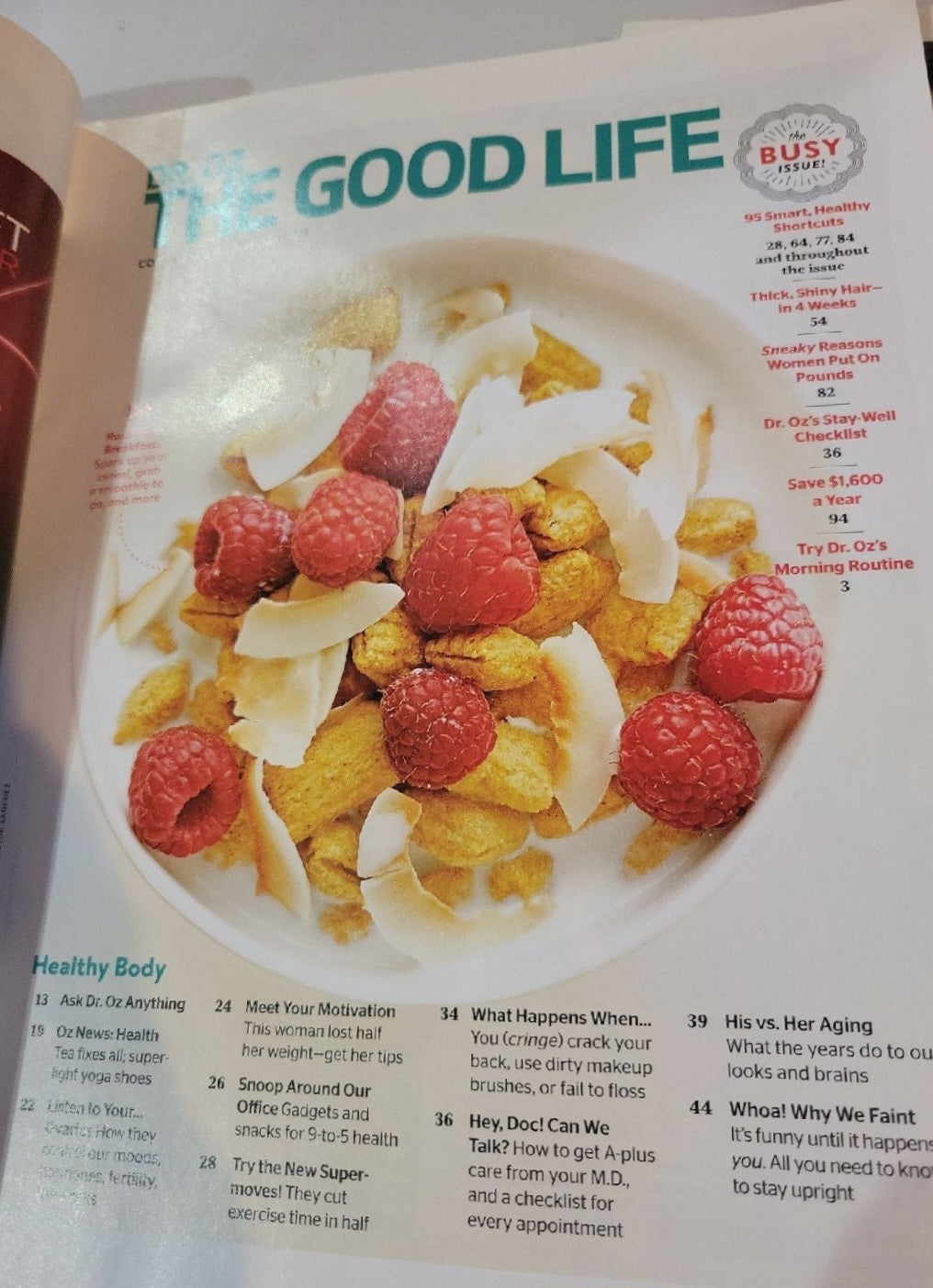 Dr. OZ The Good Life Magazines Sept. 2014, 2015 flat belly plan