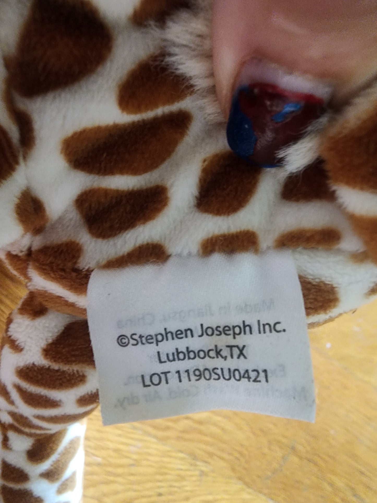 Stephen Joseph, Stuffed Giraffe Animal Toy 16 inches,  Super Soft Plush Doll, Toys