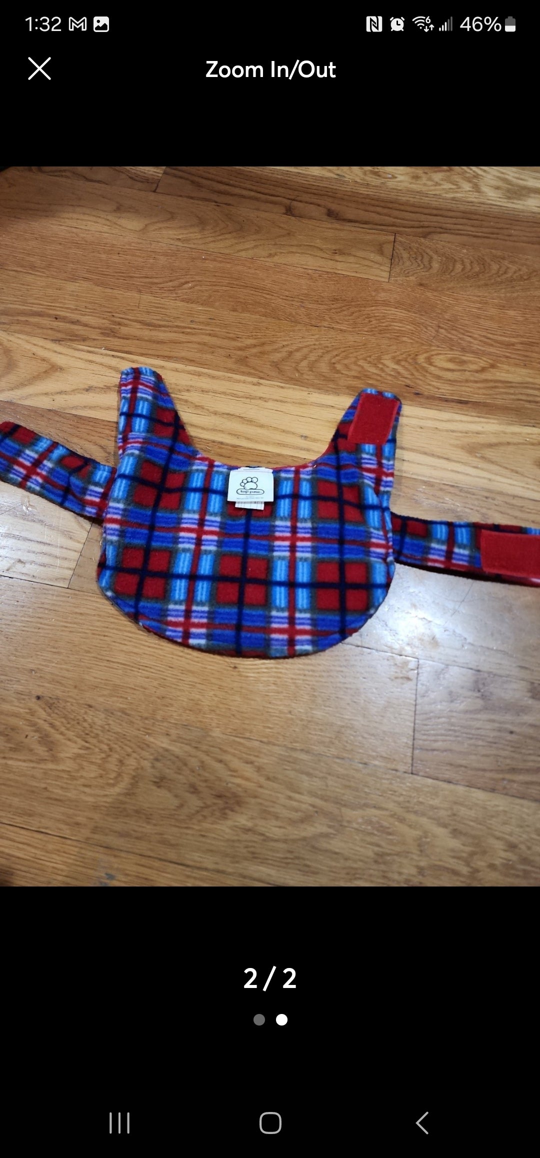 Top paw reflective. Dog vest Coat XS