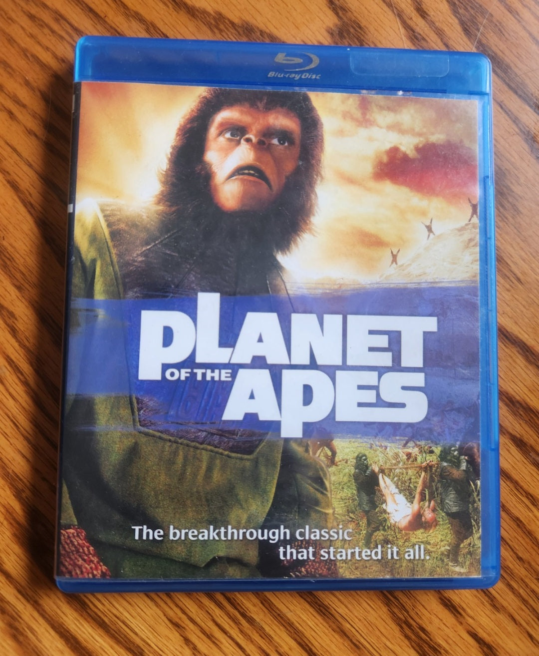 Planet of the Apes Blu-ray Disc 2008 Classic Sci-Fi Movie Retro Cover