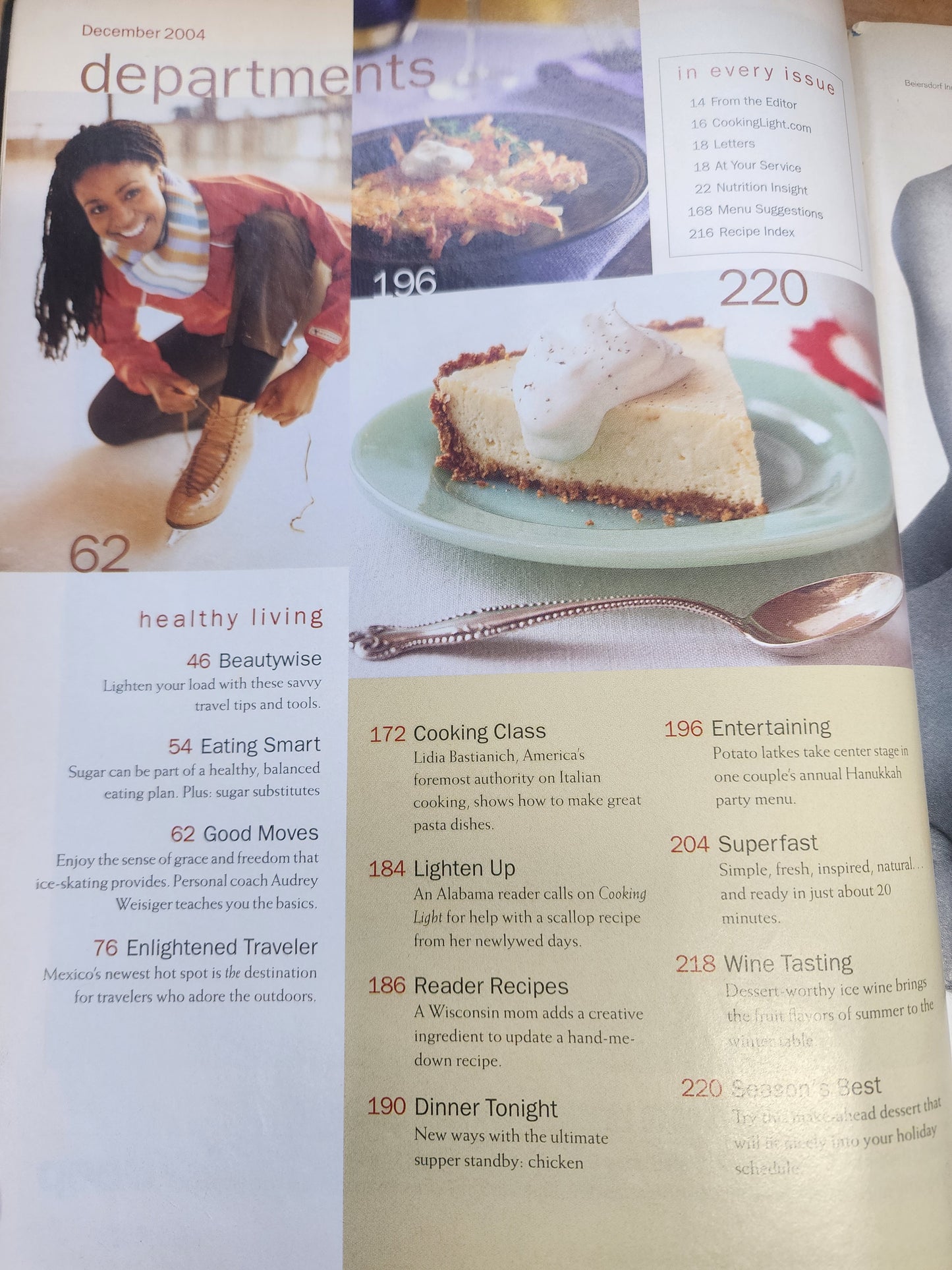 Cooking Light  December 2004 - Holiday Cookbook Guide - Eat Smart, Be Fit, Live well