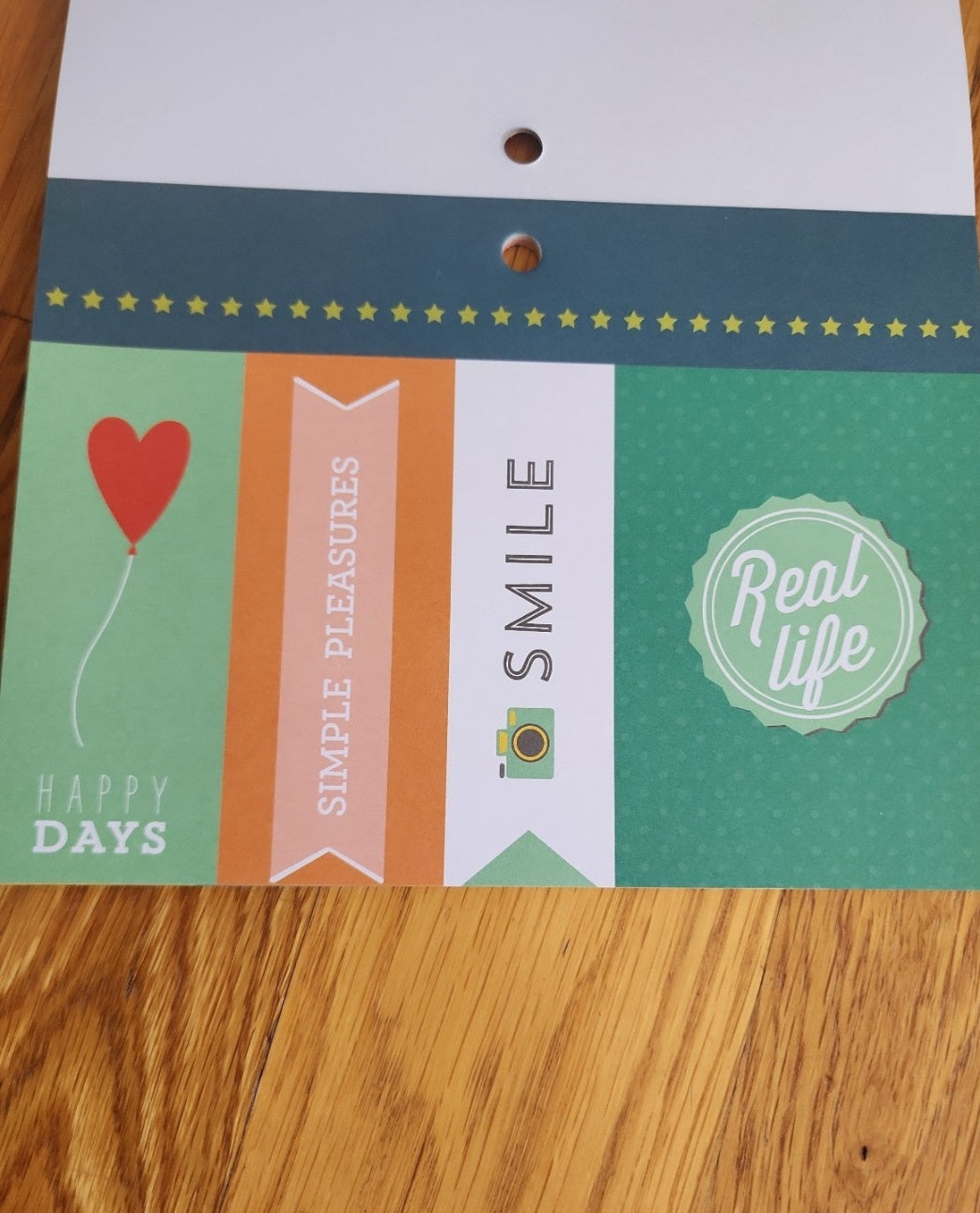 Everyday Moments Phrase Cards 24 sheets for photo books, crafts
