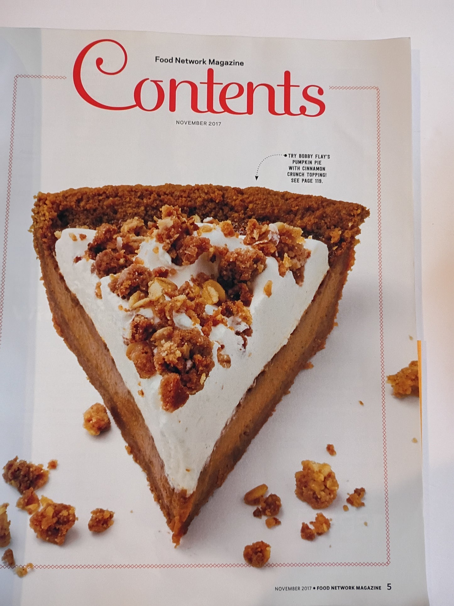 Food Network 2017 Thanksgiving Issue 149 Holiday Recipes Turkey, Gravy, Pies
